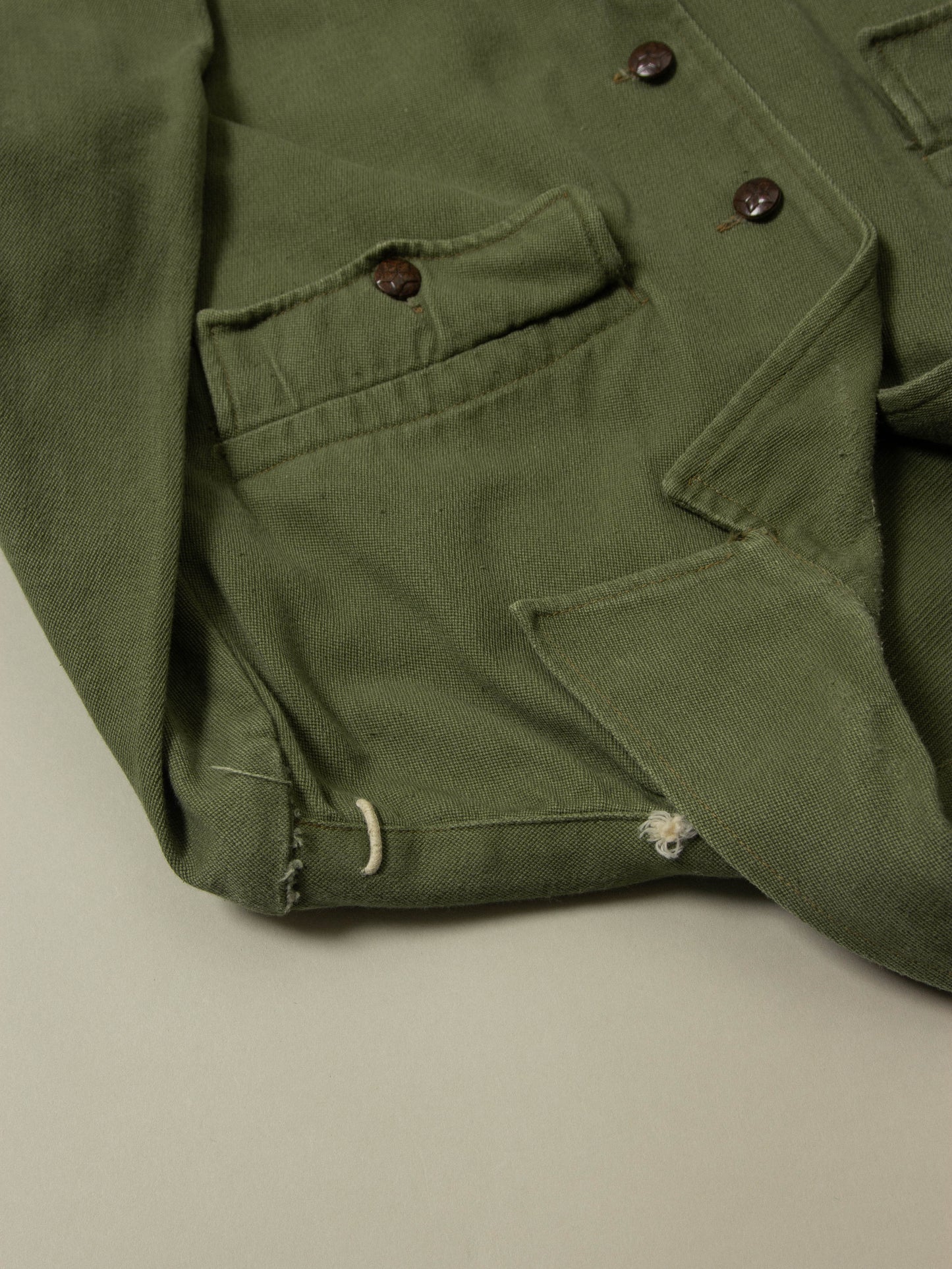 Vtg Army Popover Shirt (S)
