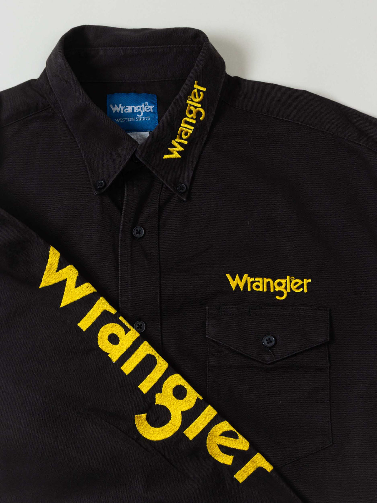 Vtg Wrangler National Rodeo Finals Western Shirt (XL)