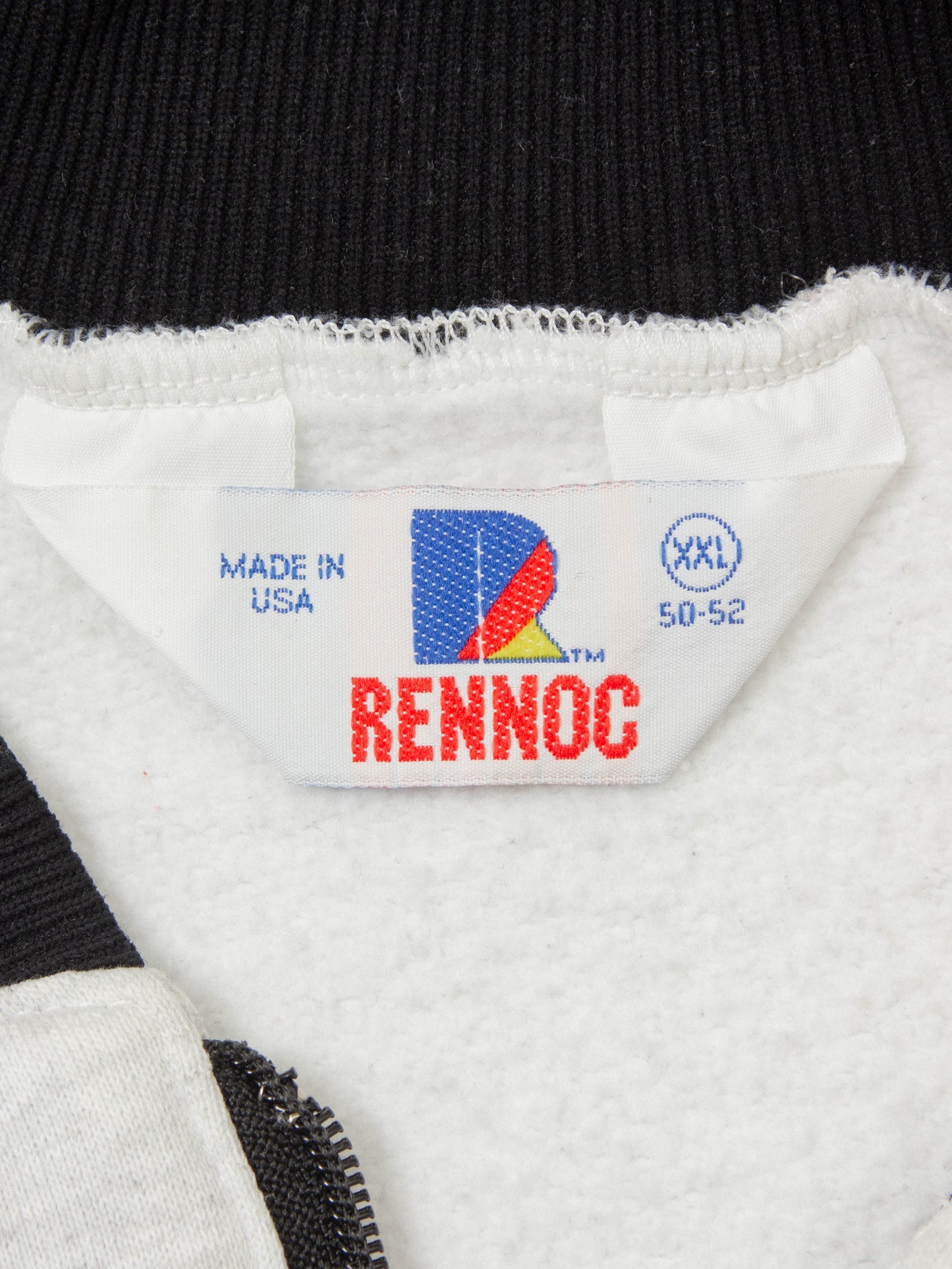 Vtg 1990s 'Rennoc' Heavyweight Warm Up Jersey - Made in USA (XXL)