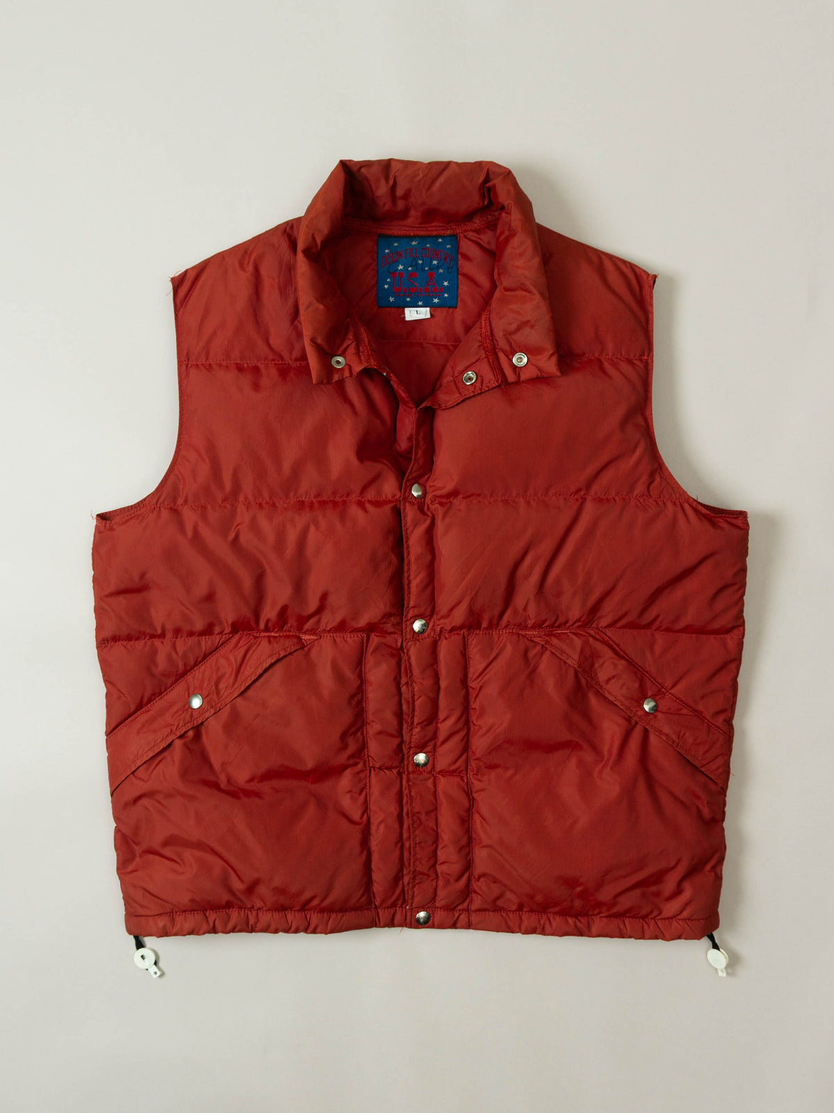Vtg 1980s Down Puffer Vest – Made in USA (XL)