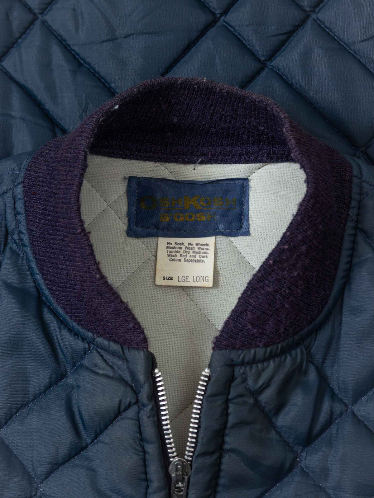 Vtg 1980s OshKosh Quilted Jacket – Made in USA (L)