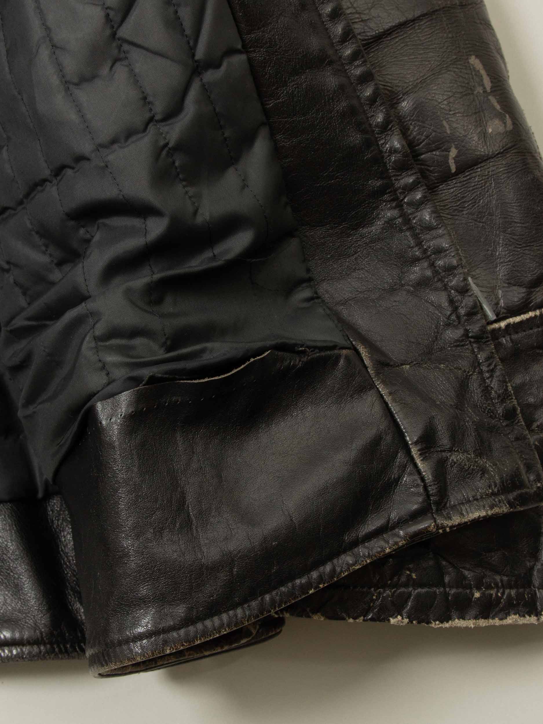 Vtg 1970s Boston Police Leather Jacket (L) – Broadway & Sons