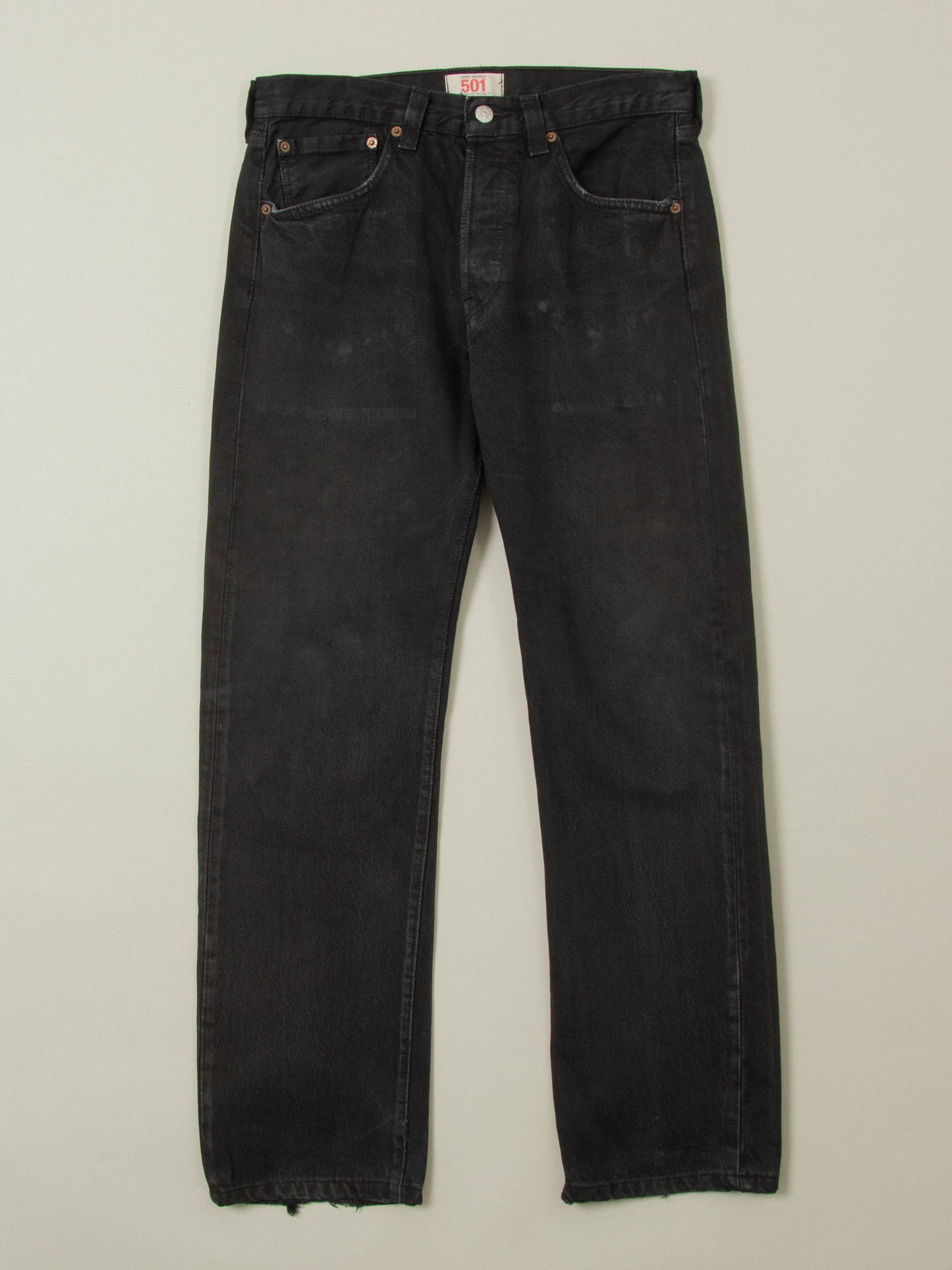 Vtg Black Levi's 501 Jeans (32x31)