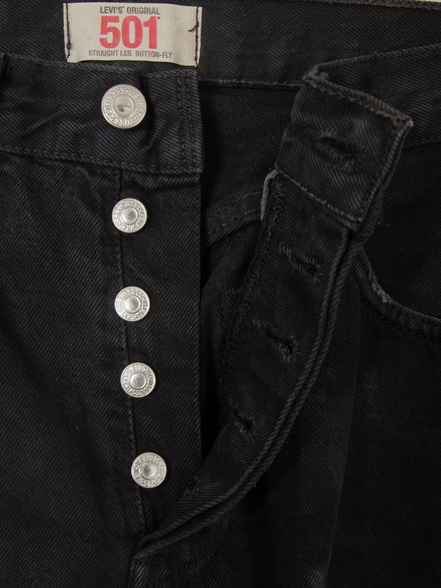 Vtg Black Levi's 501 Jeans (32x31)