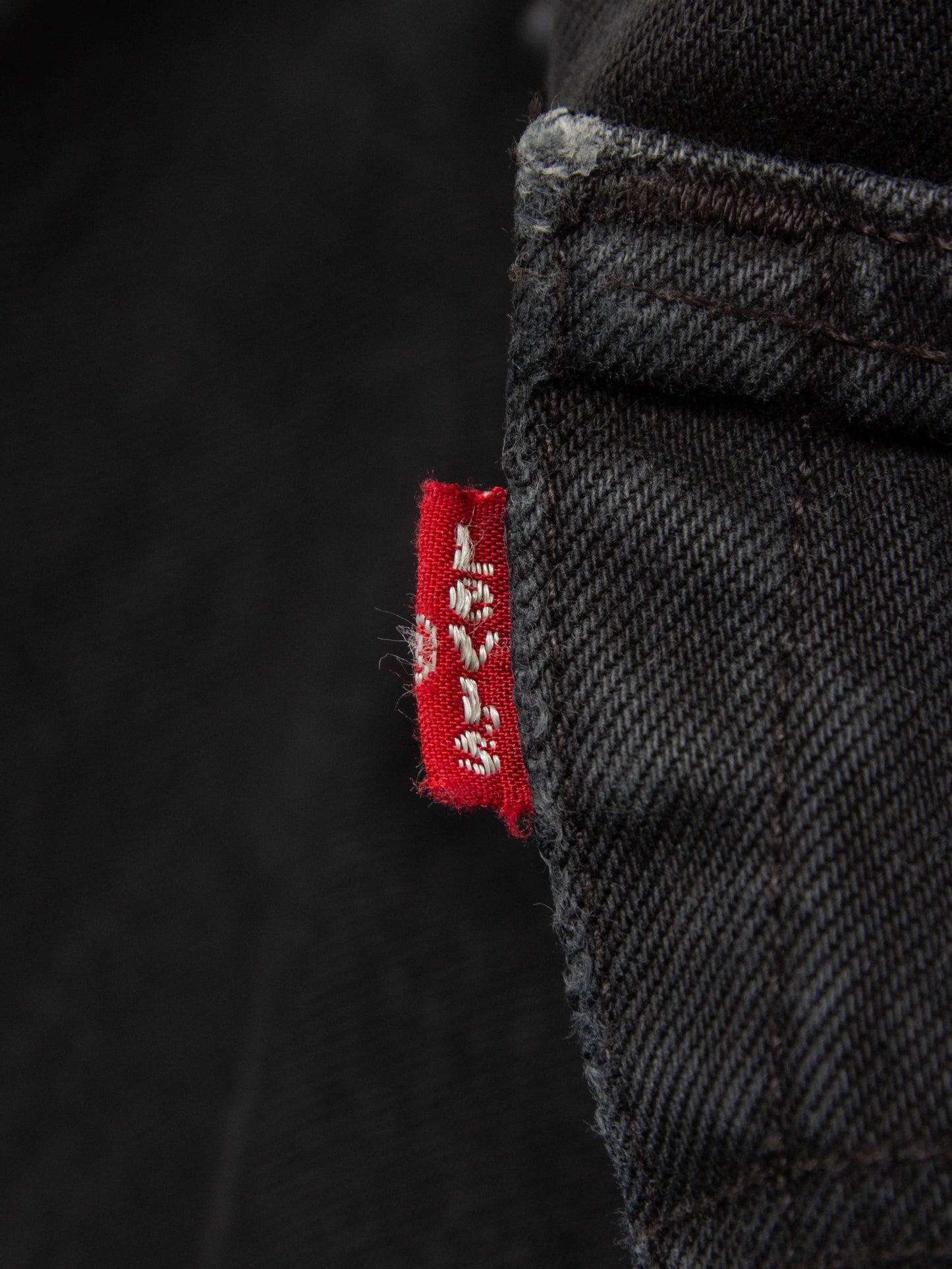 Vtg Black Levi's 501 Jeans (32x31)