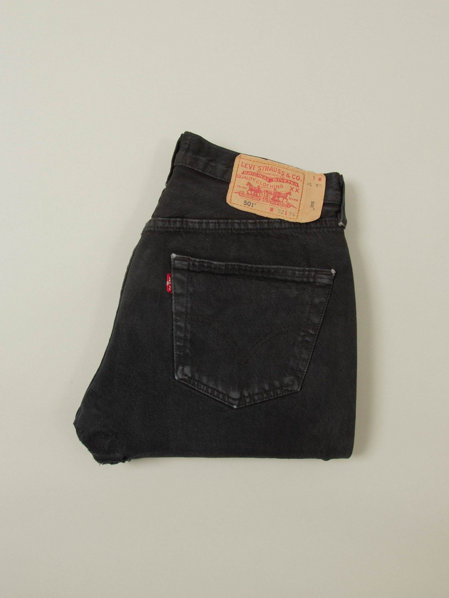 Vtg Black Levi's 501 Jeans (32x31)