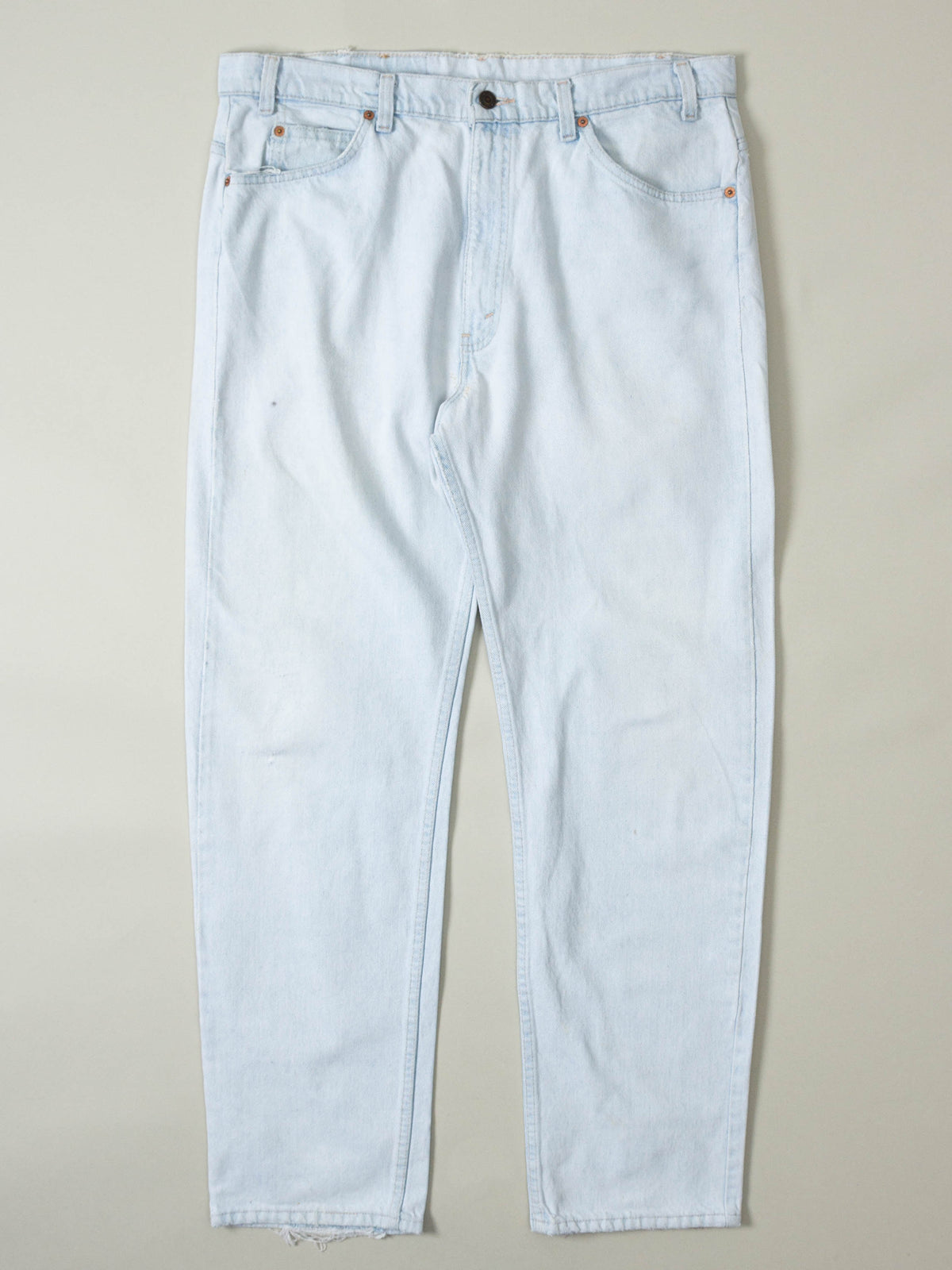 Vtg 1980s Levi's 505 Orange Tabs Jeans - Made in USA (36x31)