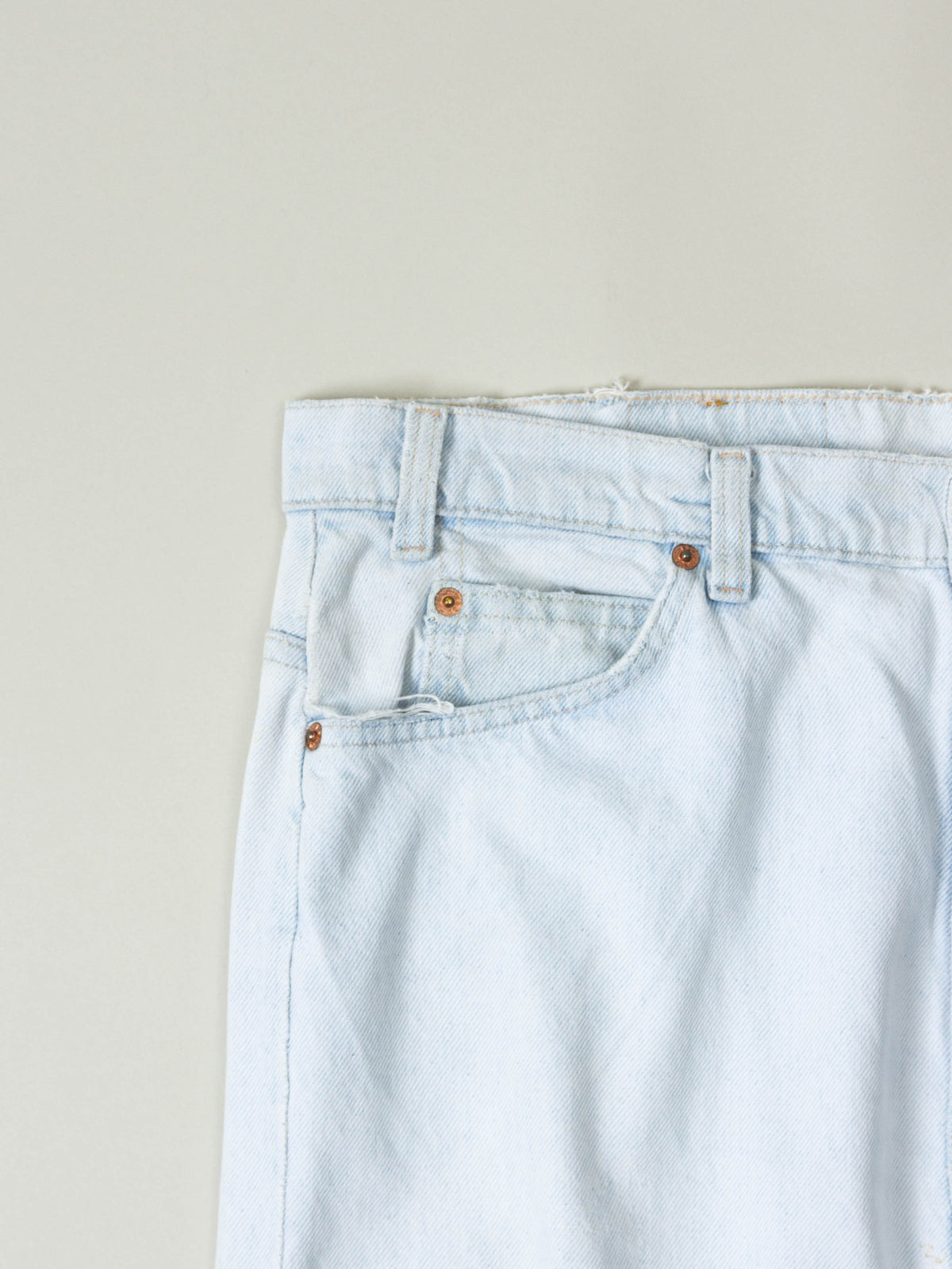 Vtg 1980s Levi's 505 Orange Tabs Jeans - Made in USA (36x31)