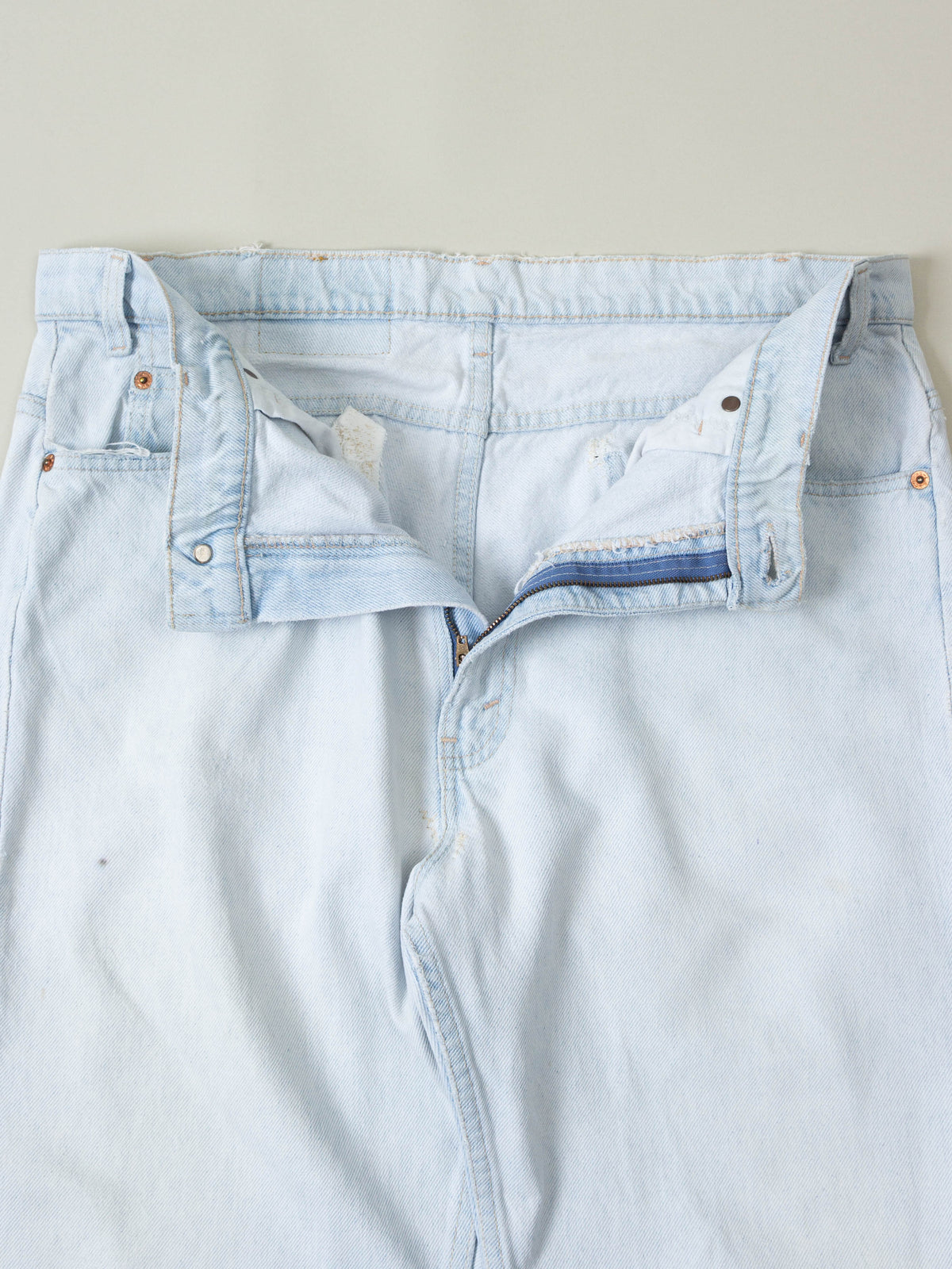 Vtg 1980s Levi's 505 Orange Tabs Jeans - Made in USA (36x31)