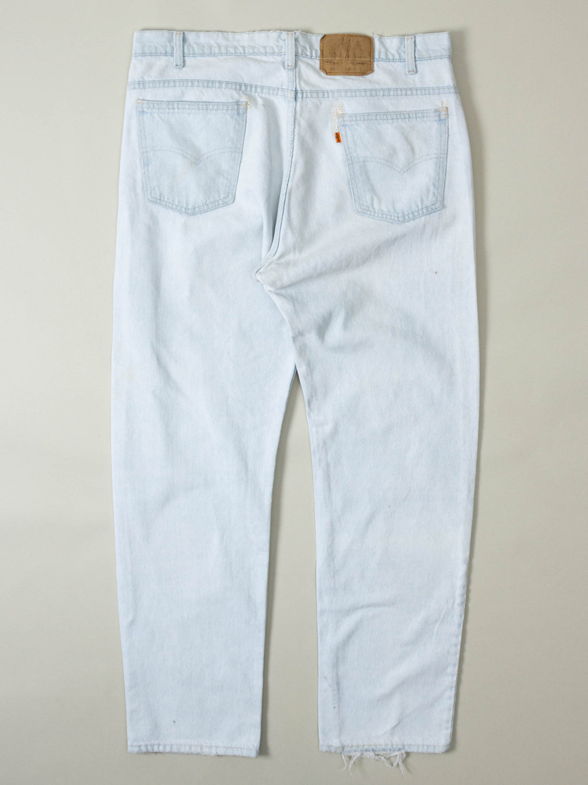 Vtg 1980s Levi's 505 Orange Tabs Jeans - Made in USA (36x31)