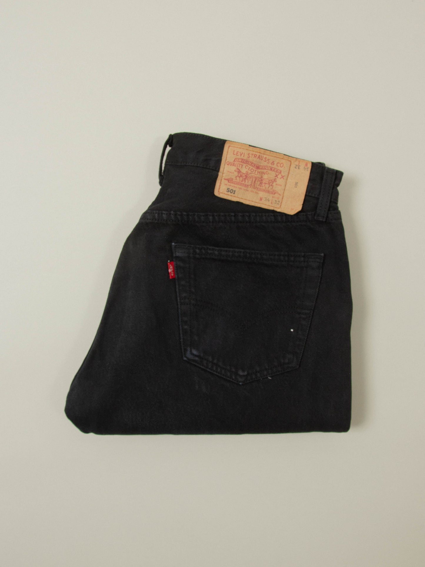 Vtg 1990s Black Levi's 501 Jeans (32x29)