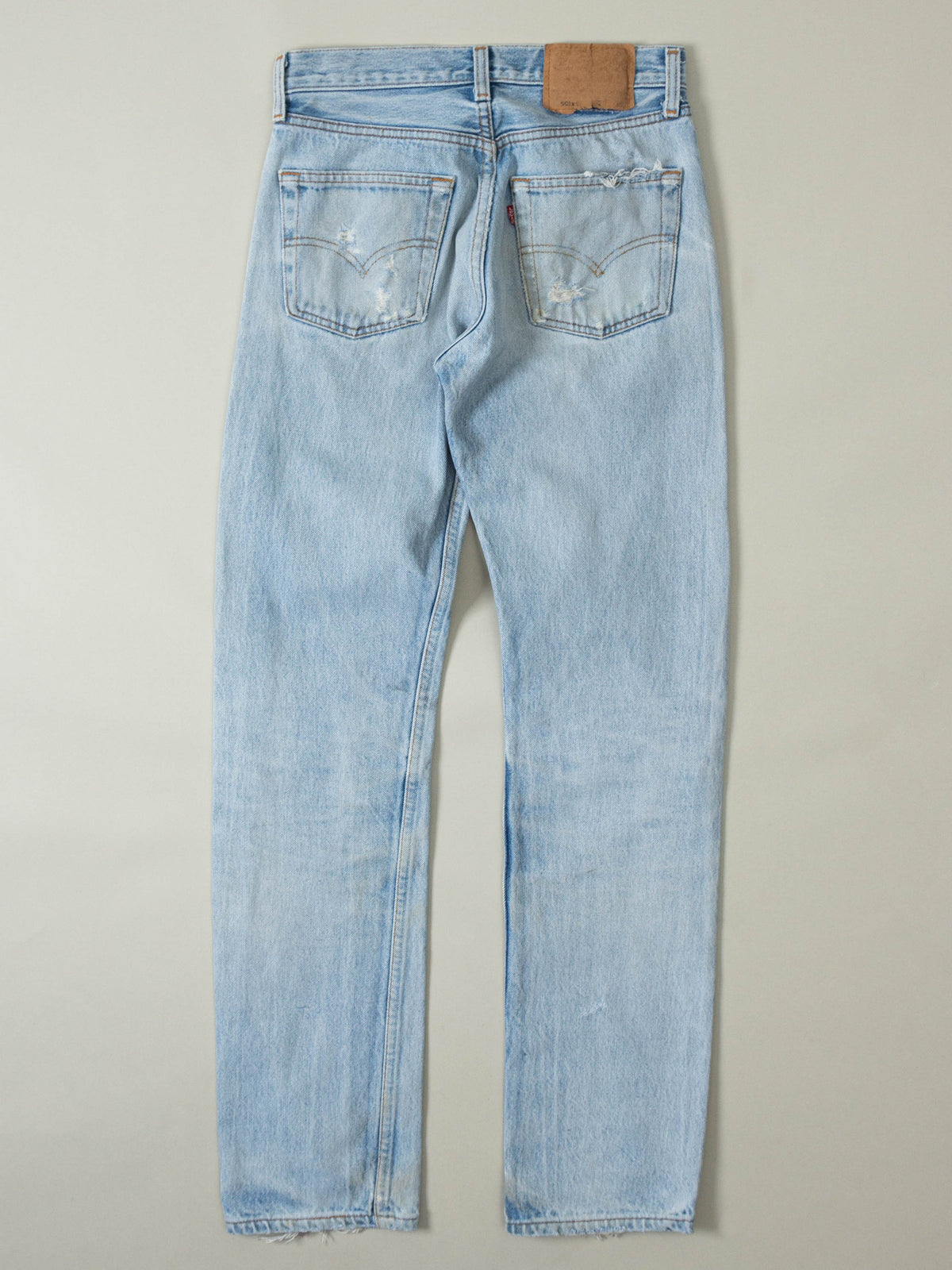 Vtg 1990s Levi's 501 Patchwork Jeans - Made in USA (28x33)