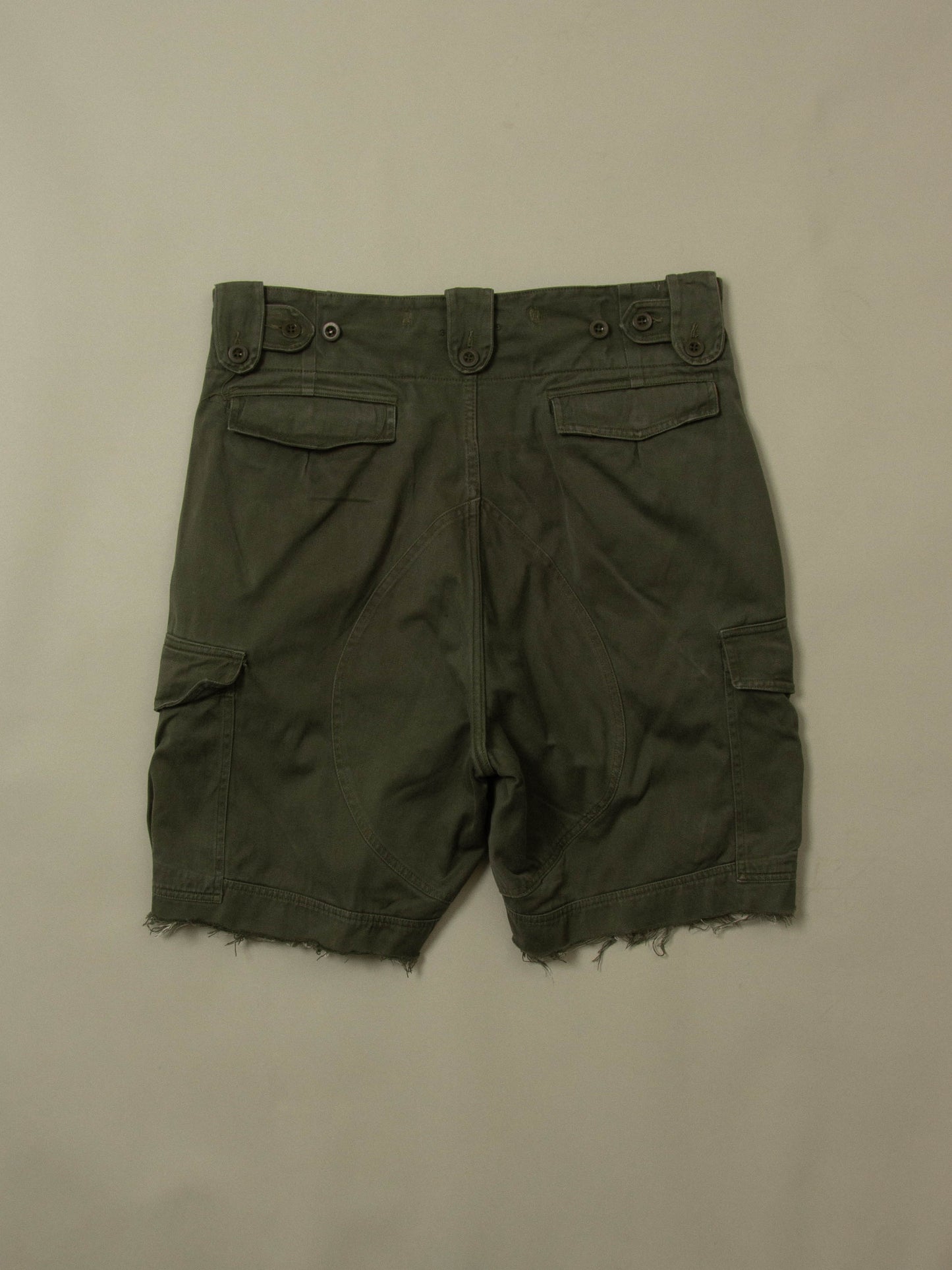 Vtg 1960s Army Cargo Shorts (34-36")