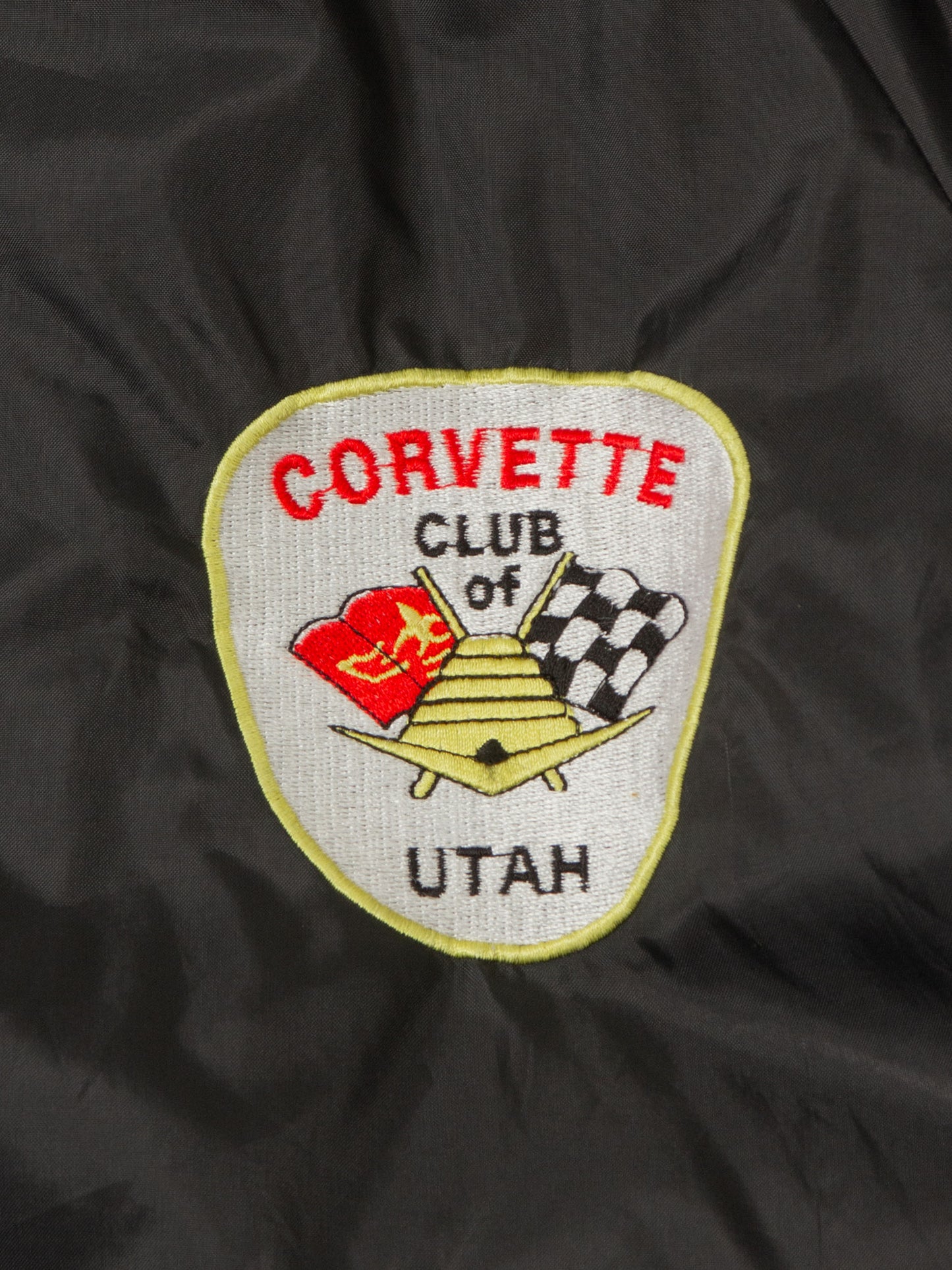 Vtg Utah Corvette Club Sports Jacket - Made in USA (S)
