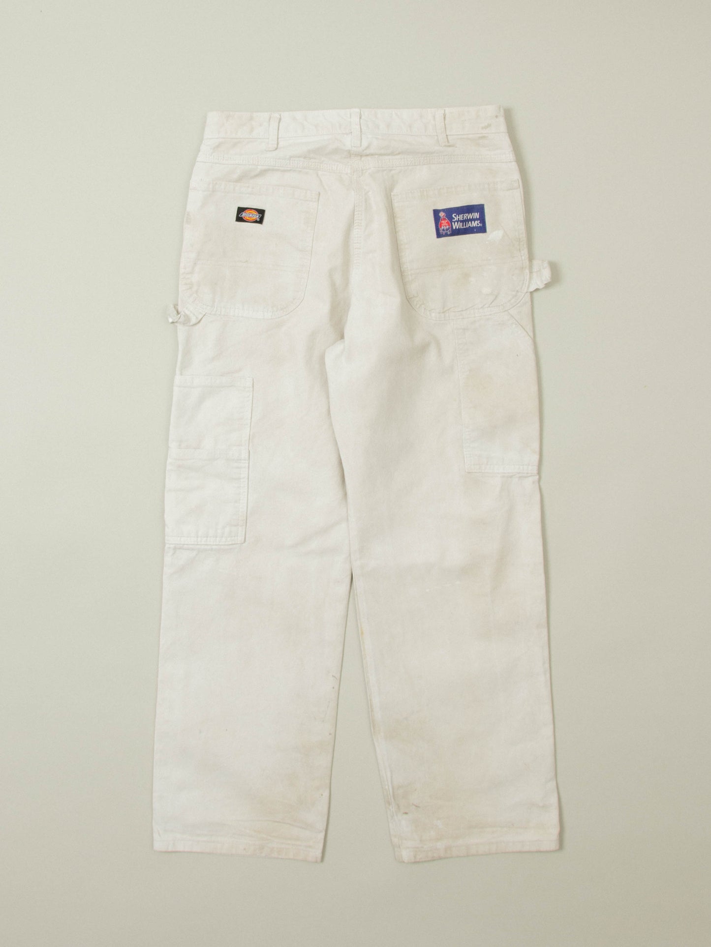 Vtg 1990s Dickies Paint Splattered Carpenter Trousers (33x29)