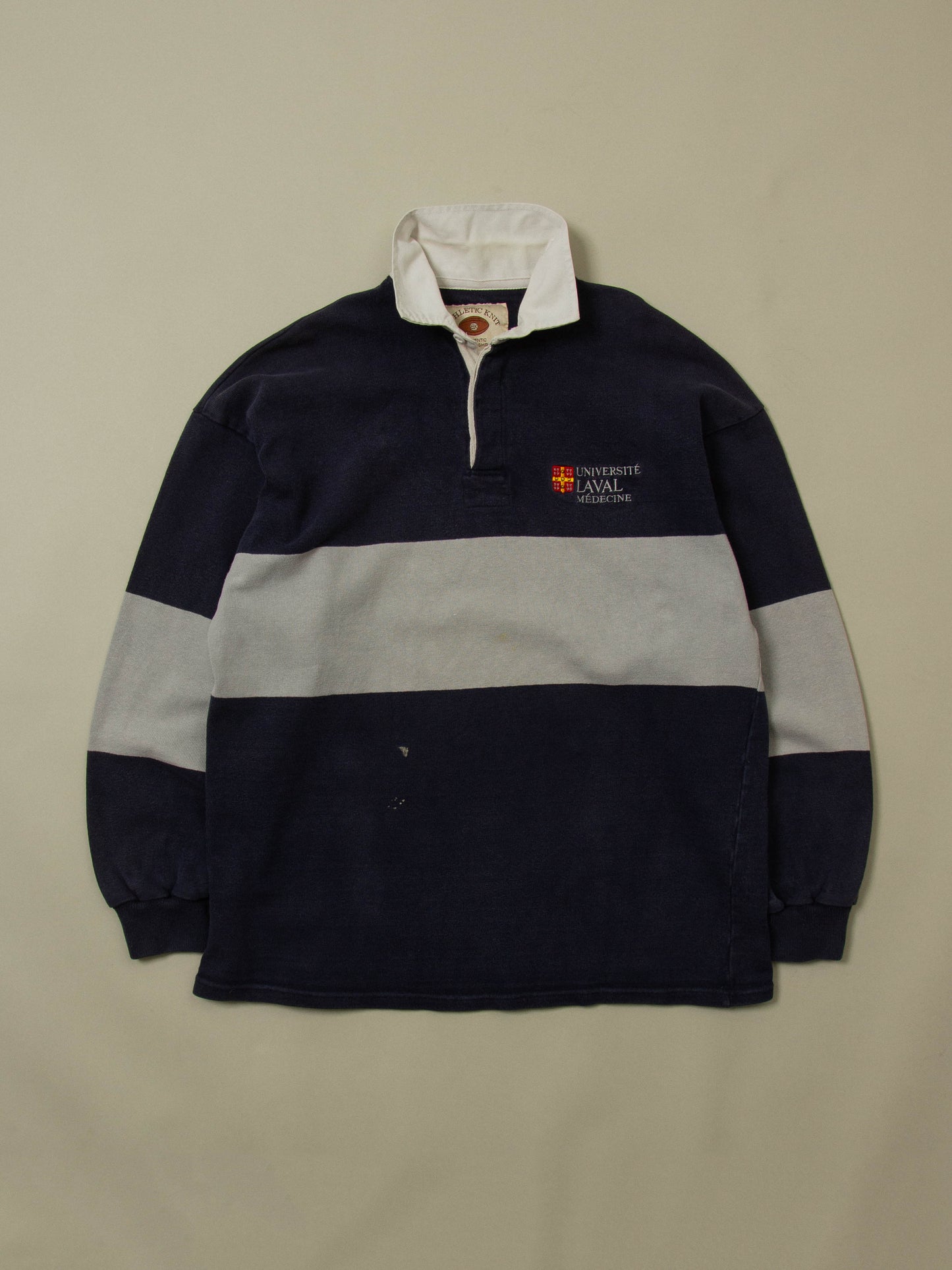Vtg 1990s Laval University Rugby Shirt (L)