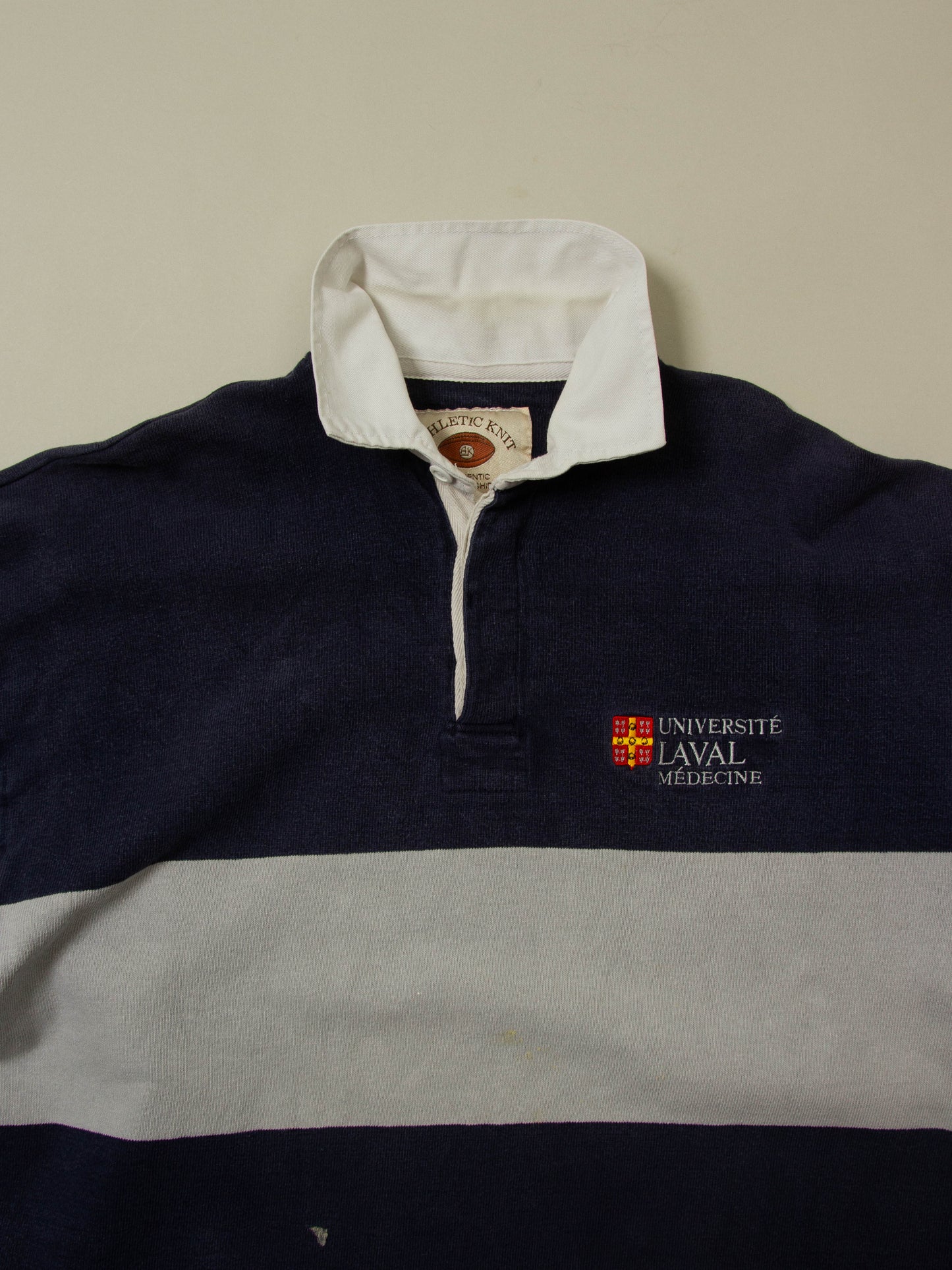 Vtg 1990s Laval University Rugby Shirt (L)