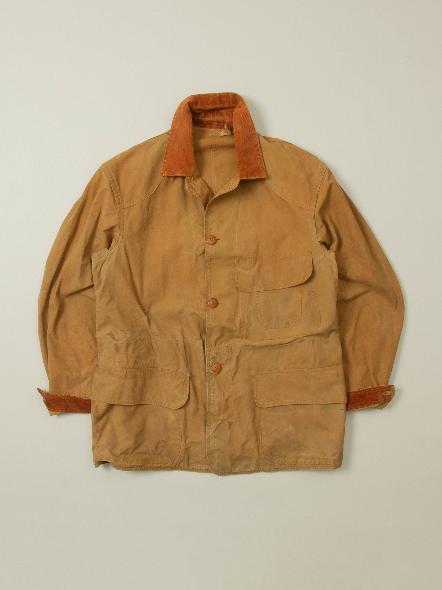 Vtg 1950s Squaltex Red Head Hunting Jacket (M/L)