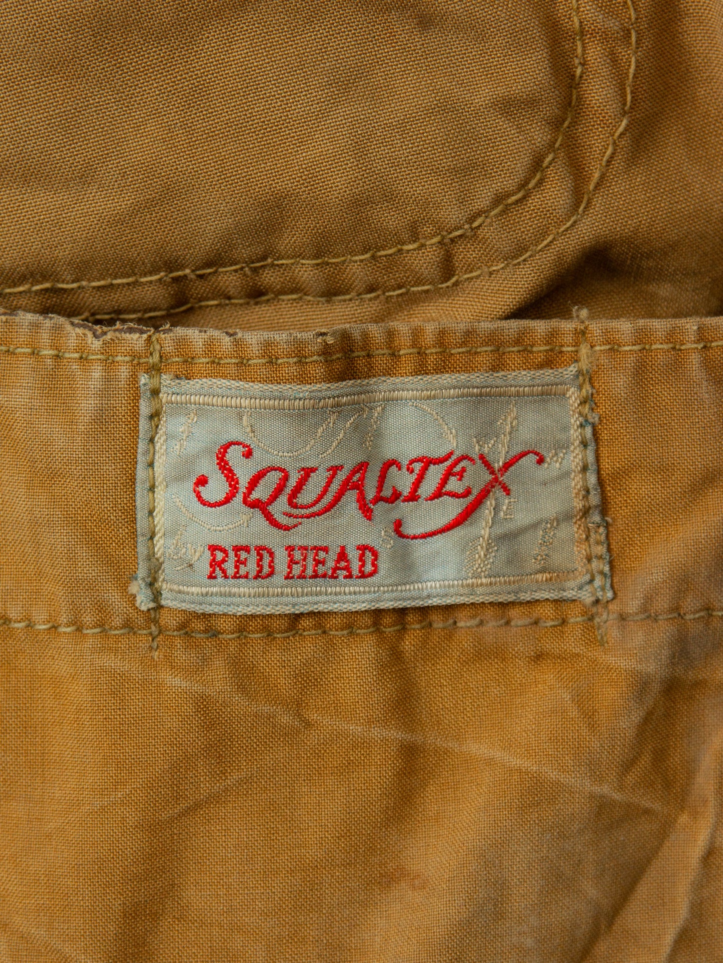 Vtg 1950s Squaltex Red Head Hunting Jacket (M/L)