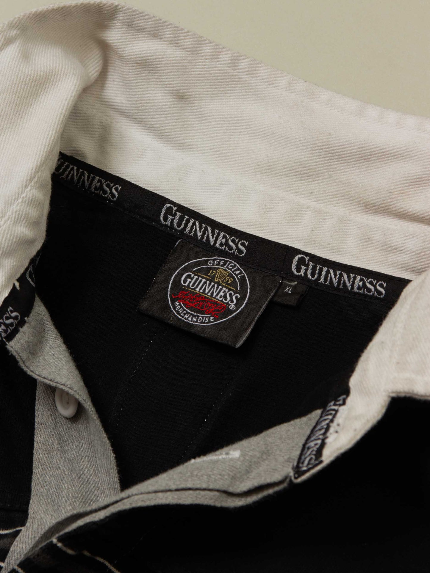 Vtg Guinness Rugby Shirt (XL)