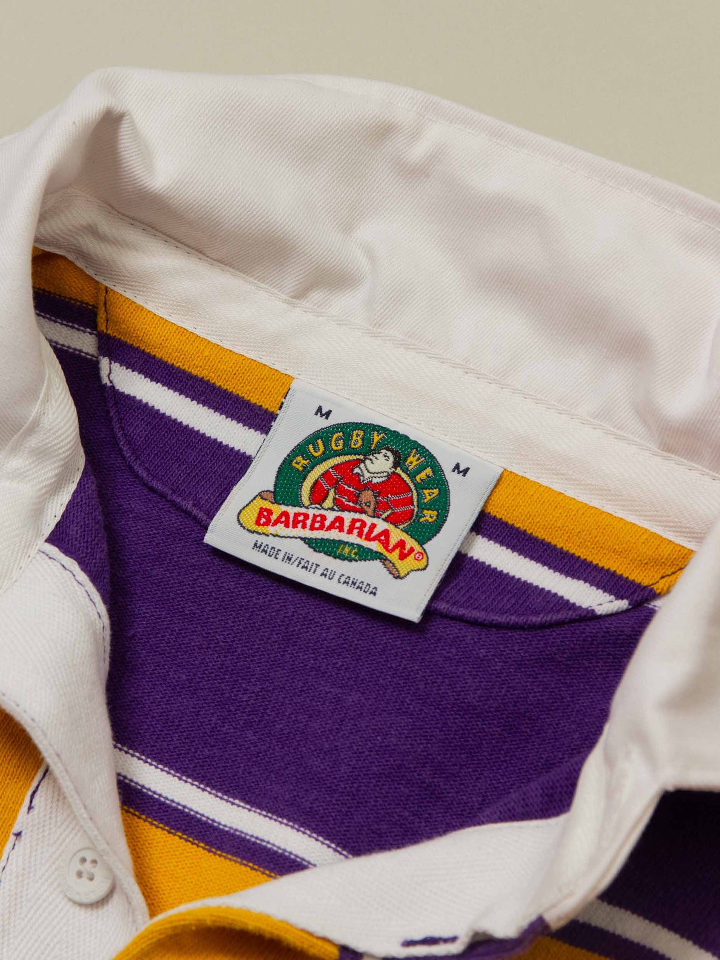 Vtg 1990s Barbarian 'Mount' Rugby shirt – Made in Canada (M/L)