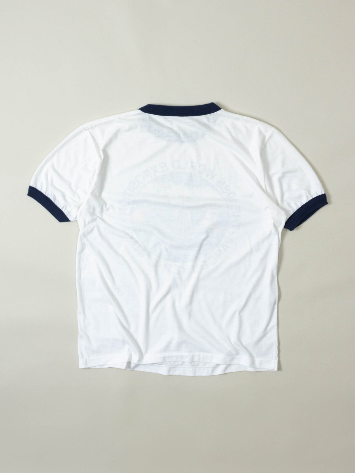 Vtg 1980s Vancouver World Exposition Ringer Tee (L)