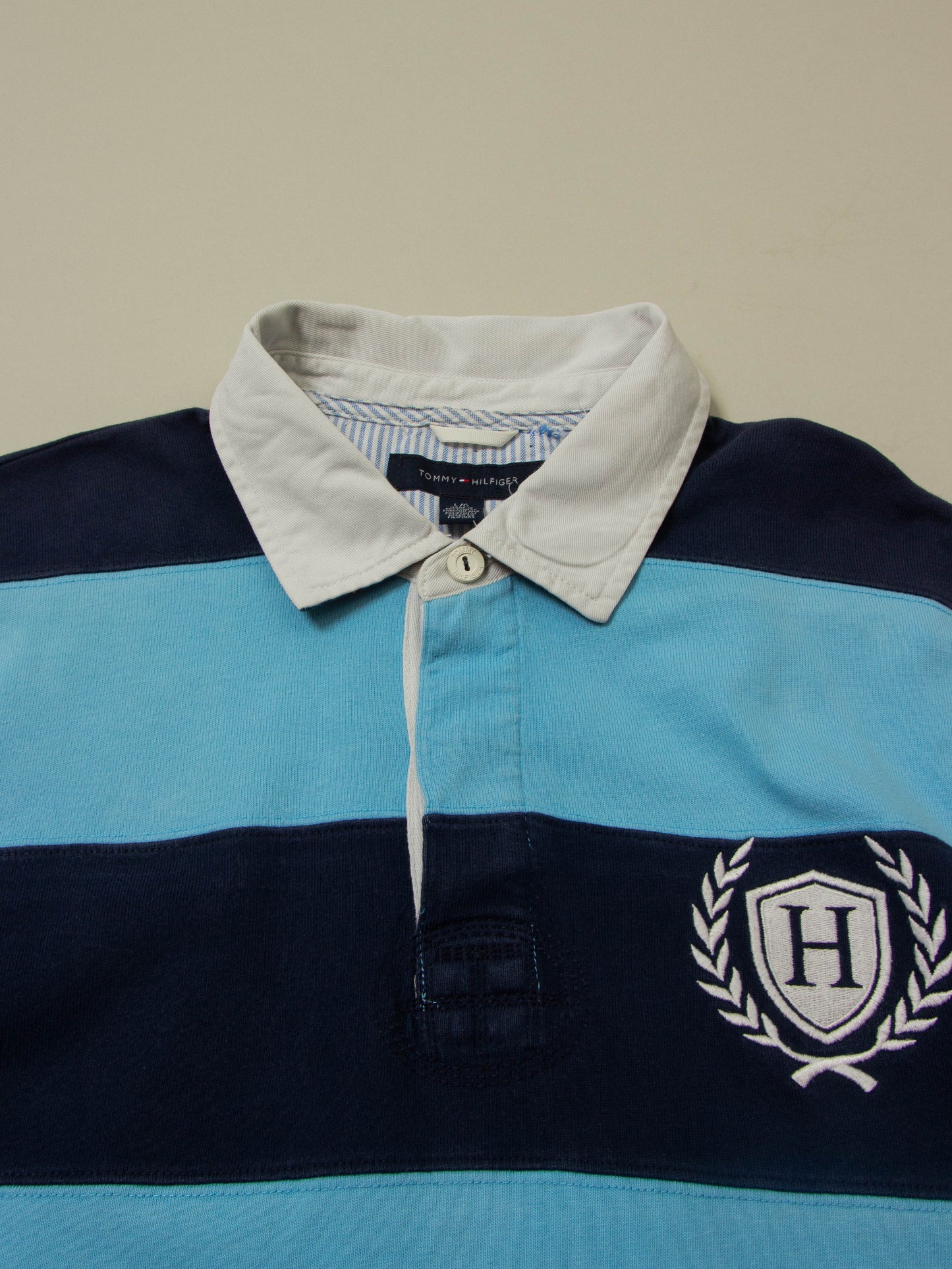 2000s Tommy Hilfiger Rugby Shirt (L)