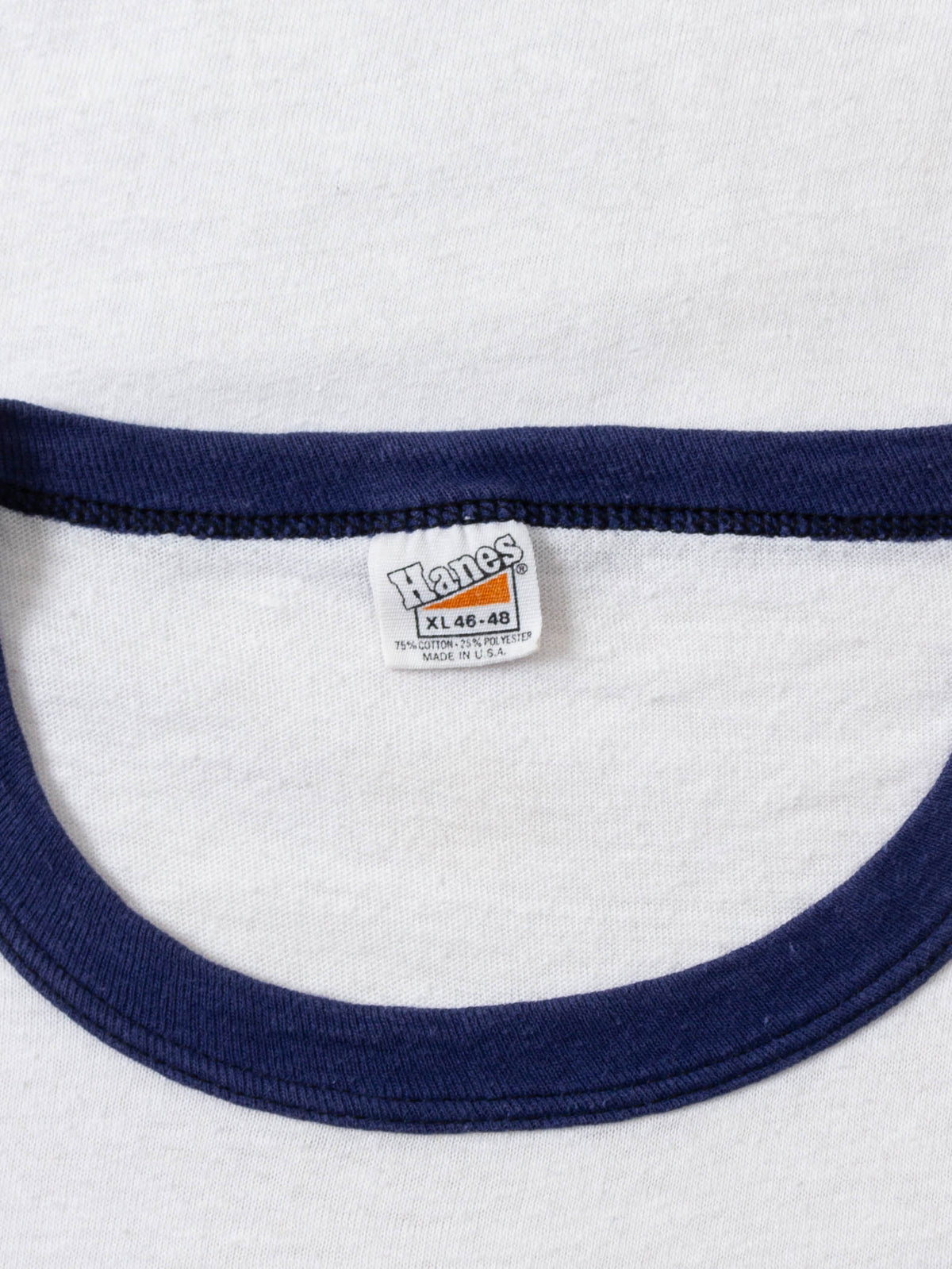 Vtg 1970s Highland Scotties College Ringer Tee - Made in USA (L)
