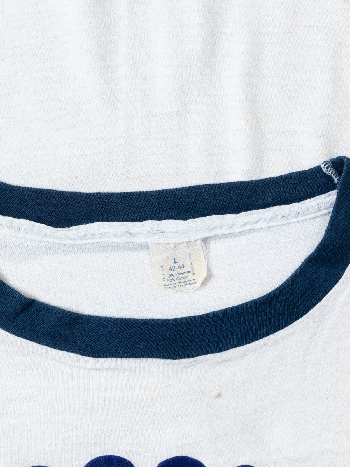Vtg 1970s 'Associate Professor' Single Stitch Ringer Tee - Made in USA (M)