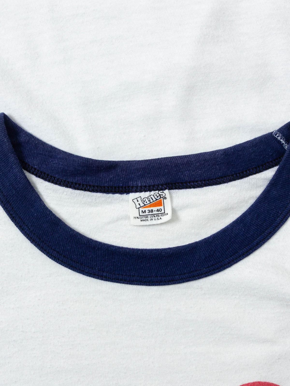 Vtg 1980s 'Vote For Reagan' Single Stitch Ringer Tee - Made in USA (M)