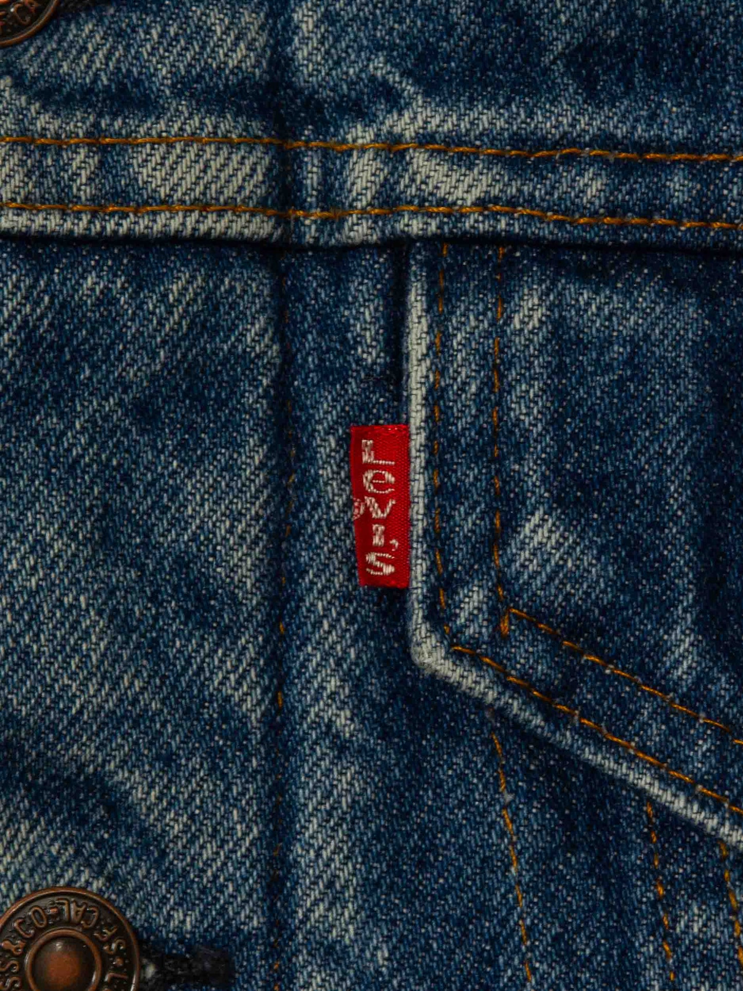 Vtg 1980s Levi's Lined Denim Jacket – Made in USA (M)