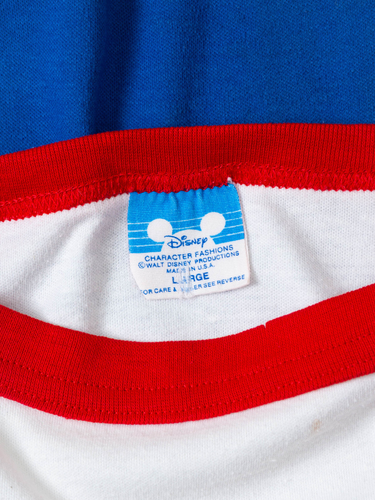 Vtg 1970s 'Mickey Mouse' Disney Short Sleeve Sweat – Made in USA (M)