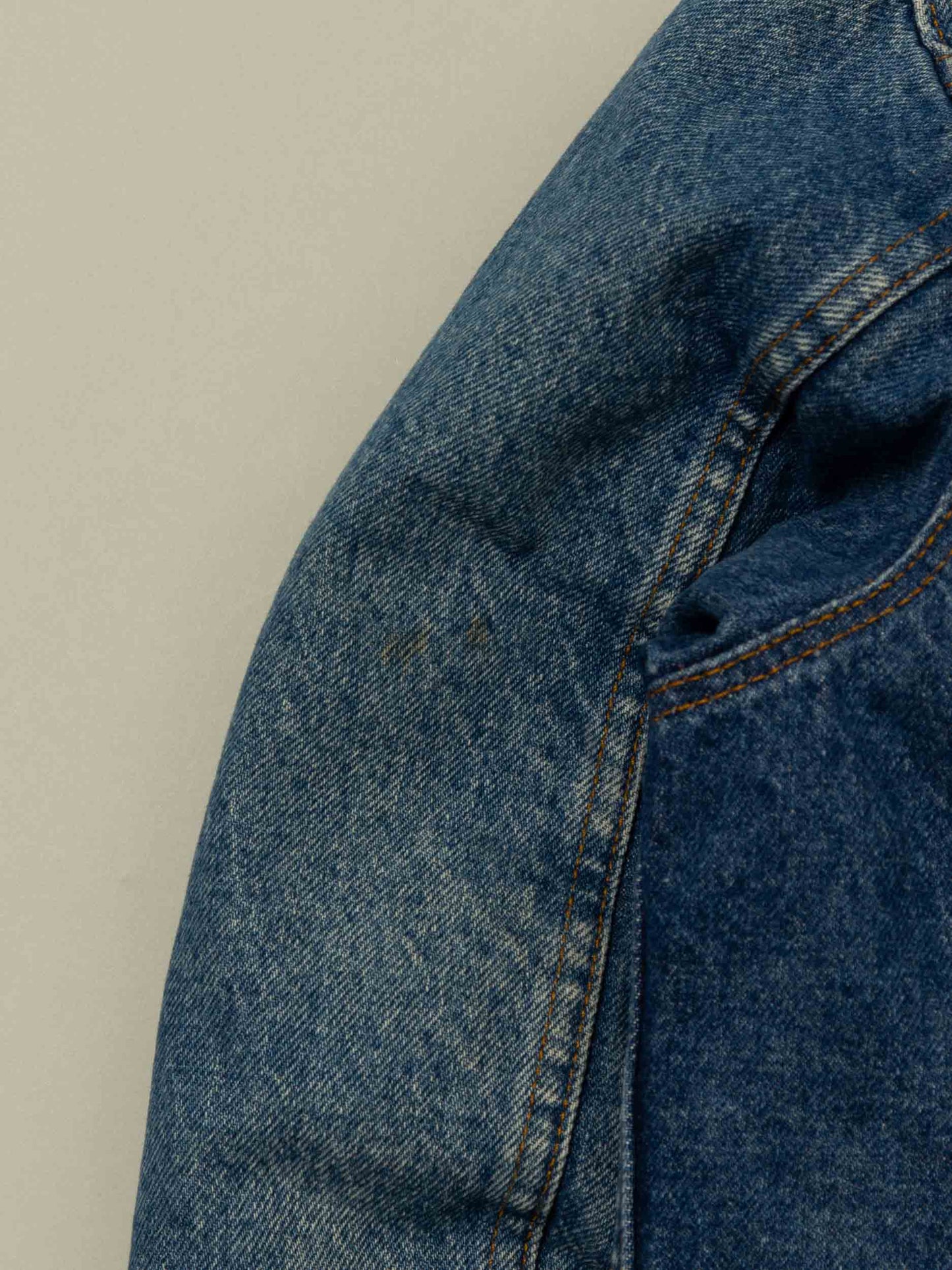 Vtg 1980s Levi's Lined Denim Jacket – Made in USA (M)