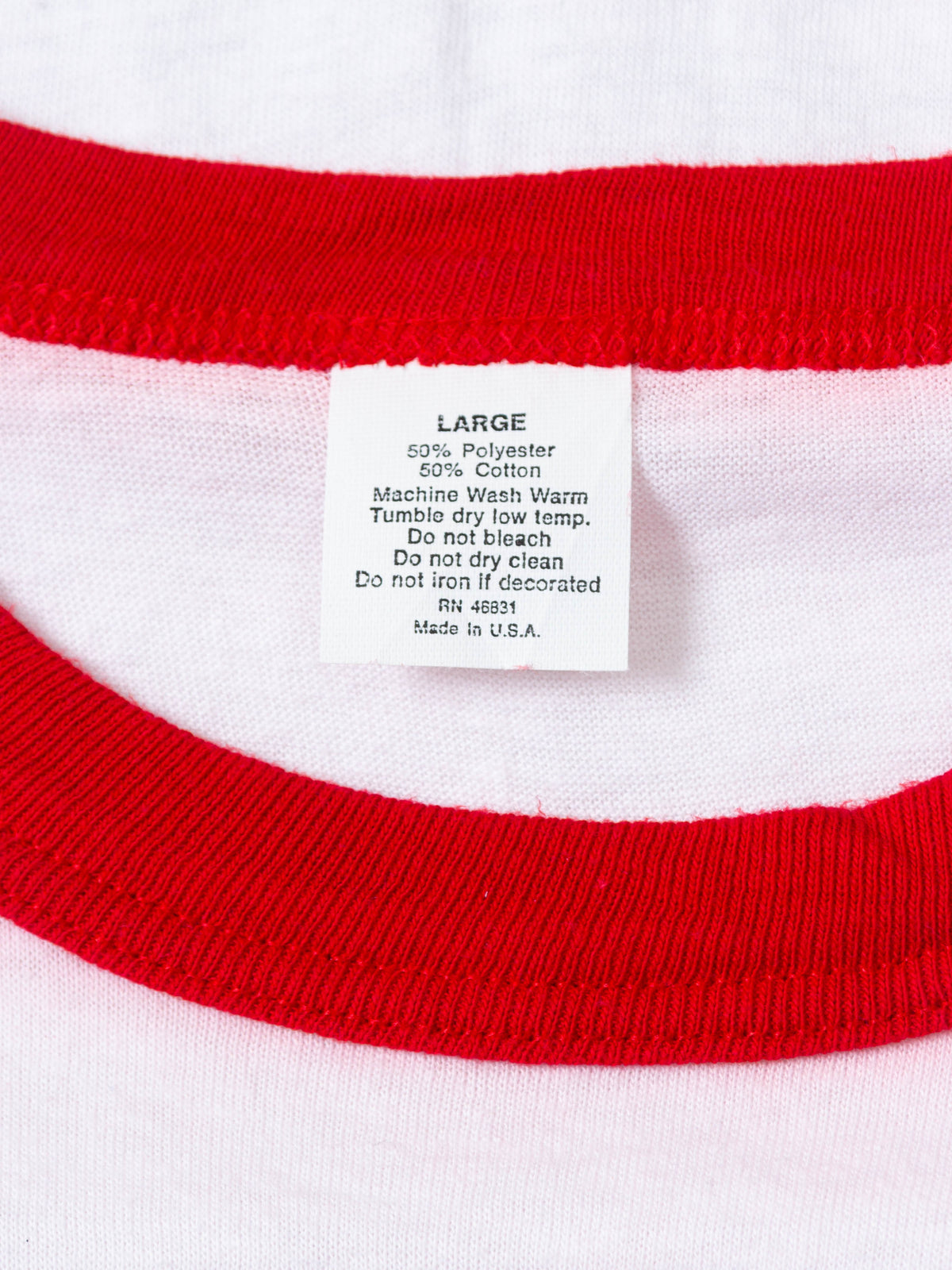 Vtg 1980s 'Squadron Officer School' Ringer Tee – Made in USA (M/L)