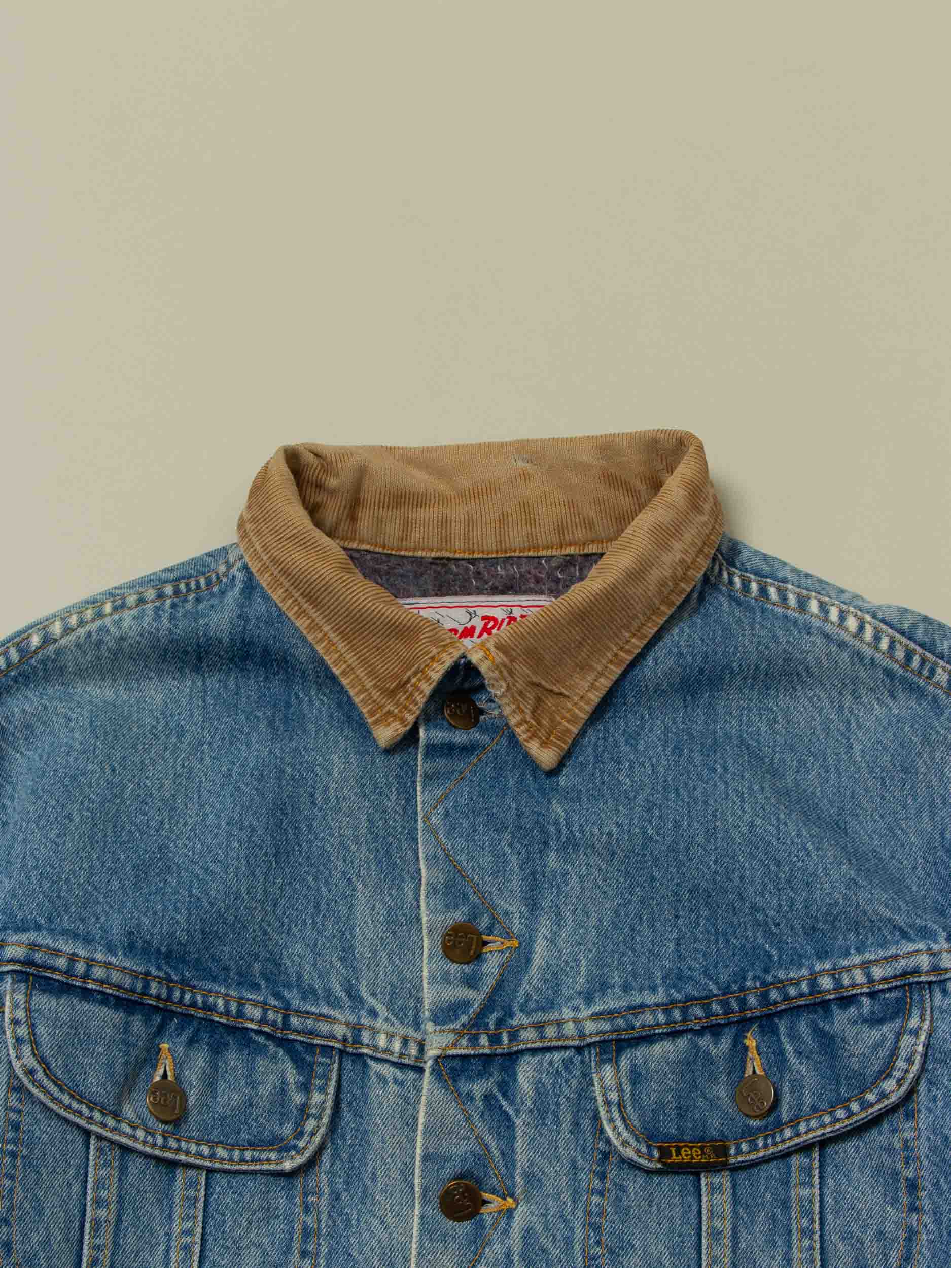 Vtg 1980s Lee Storm Rider Lined Denim Jacket (L) – Broadway & Sons