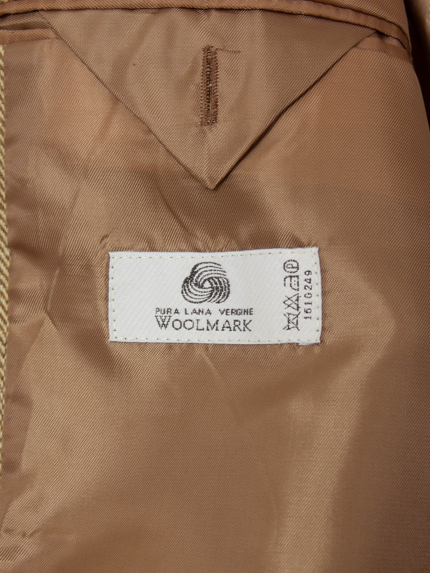 Vtg 1980s Herringbone Wool Blazer (L)