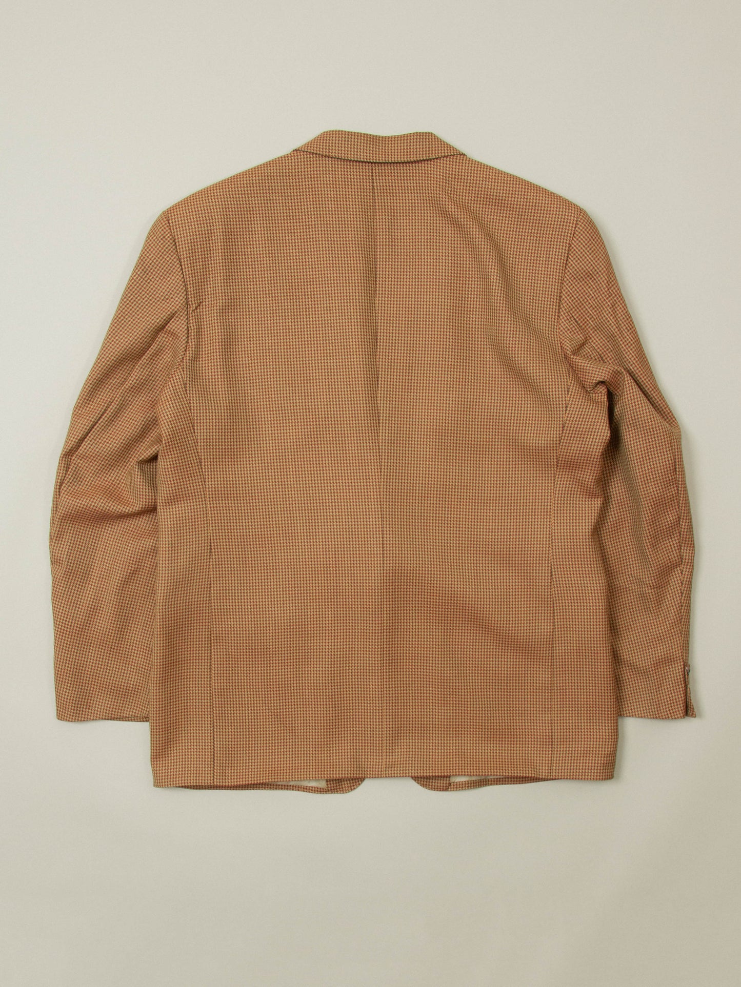 Vtg 1980s Houndstooth Wool Blazer (XL)