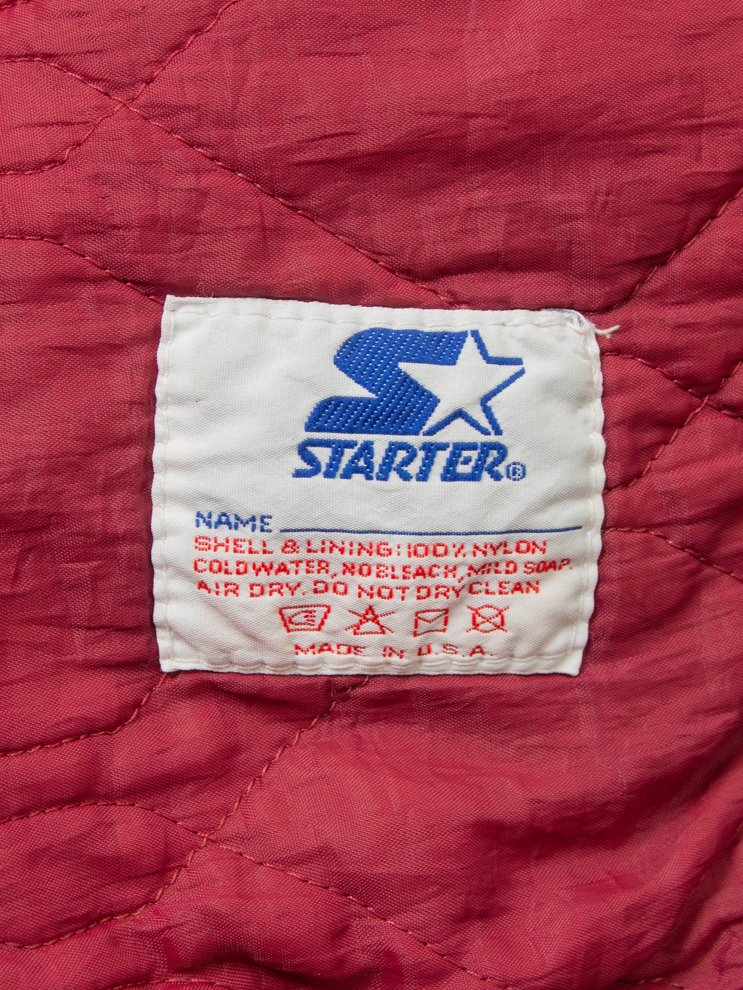 Vtg 1990s MLB Atlanta Braves Starter Bomber Jacket - Made in USA (M)