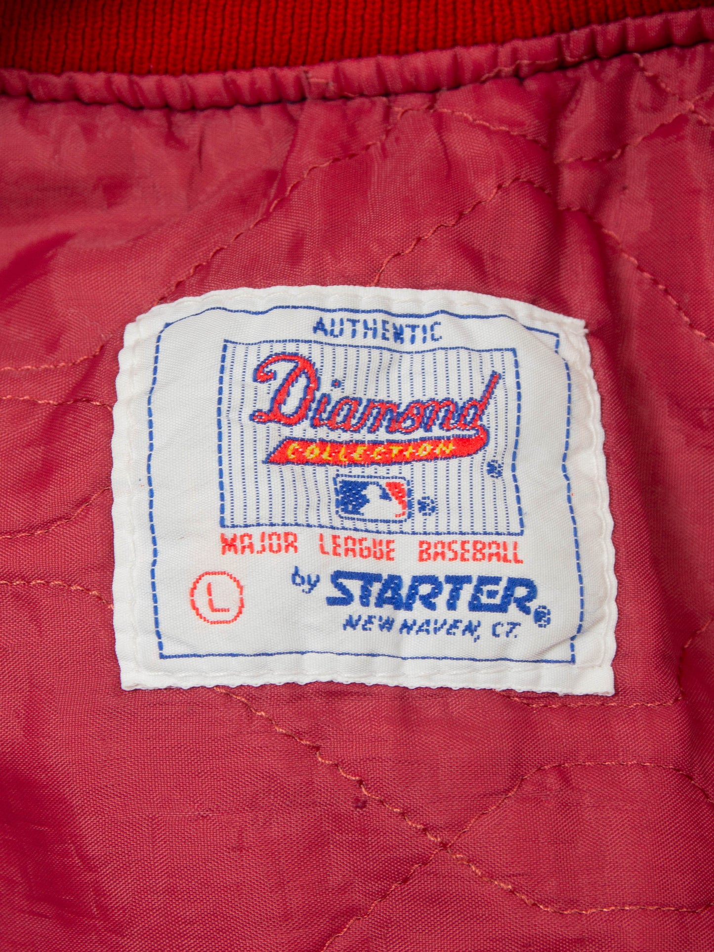 Vtg 1990s MLB Atlanta Braves Starter Bomber Jacket - Made in USA (M)