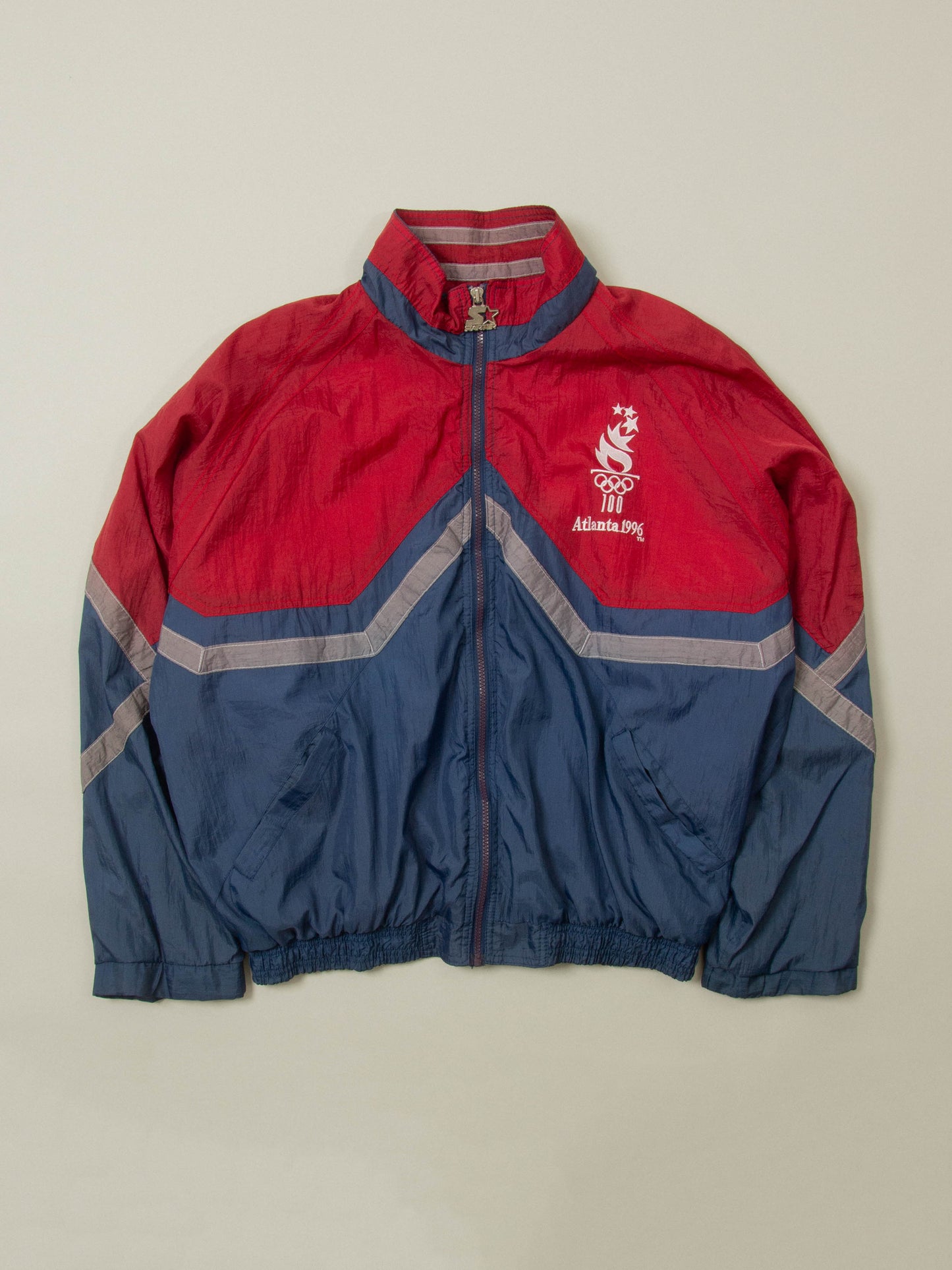 Vtg 1990s Atlanta Olympics 'Starter' USA Windbreaker (L)
