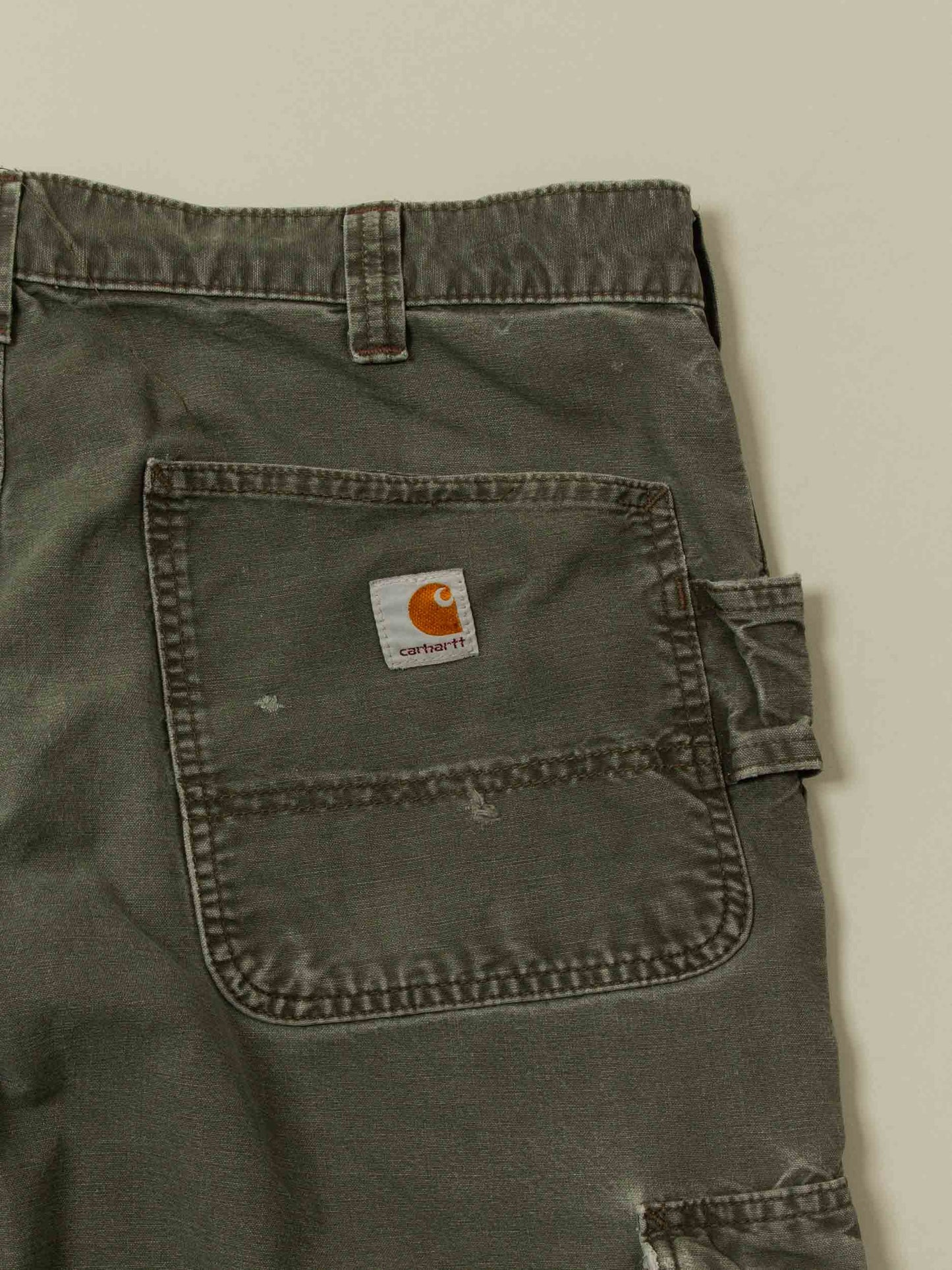 Vtg 1990s Carhartt Carpenter Cargo Trousers (34x33)