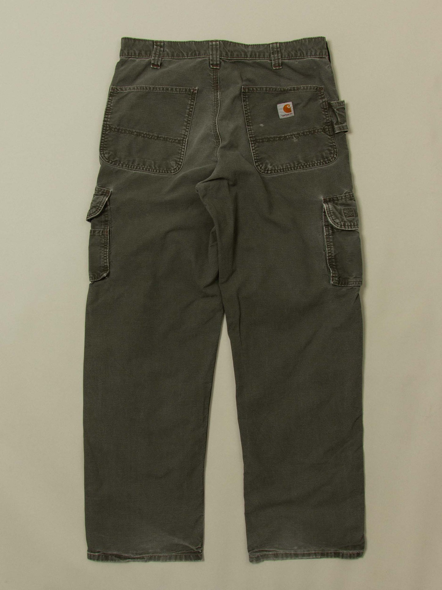 Vtg 1990s Carhartt Carpenter Cargo Trousers (34x33)