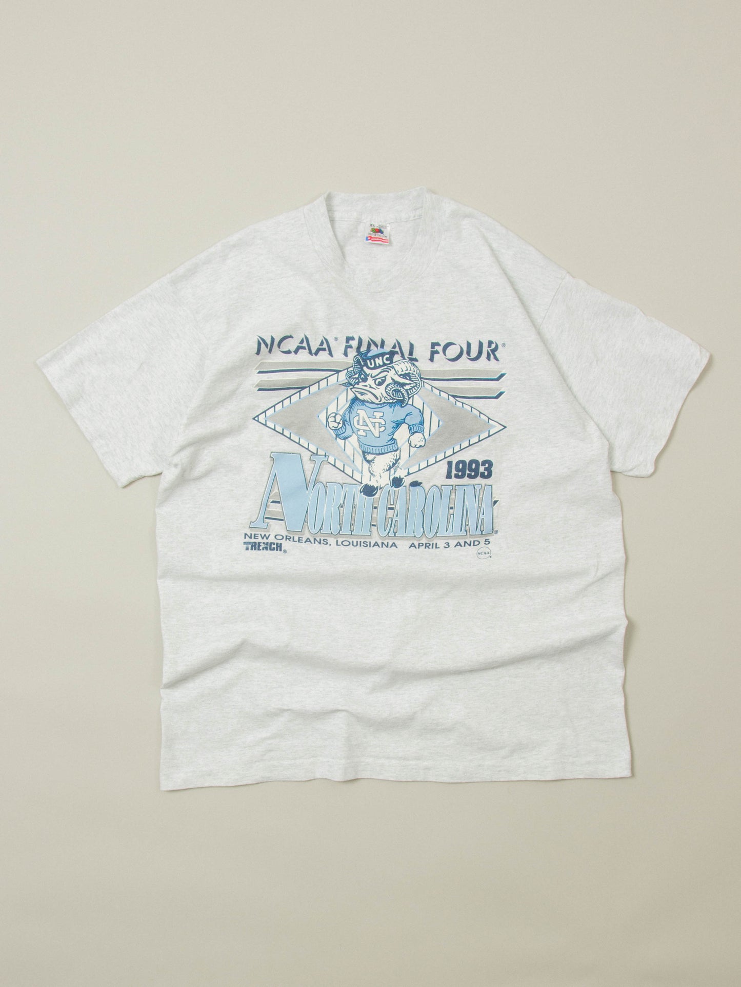 Vtg 1990s NCAA 'Final Four' Playoffs Single Stitch Tee - Made in USA (XL)