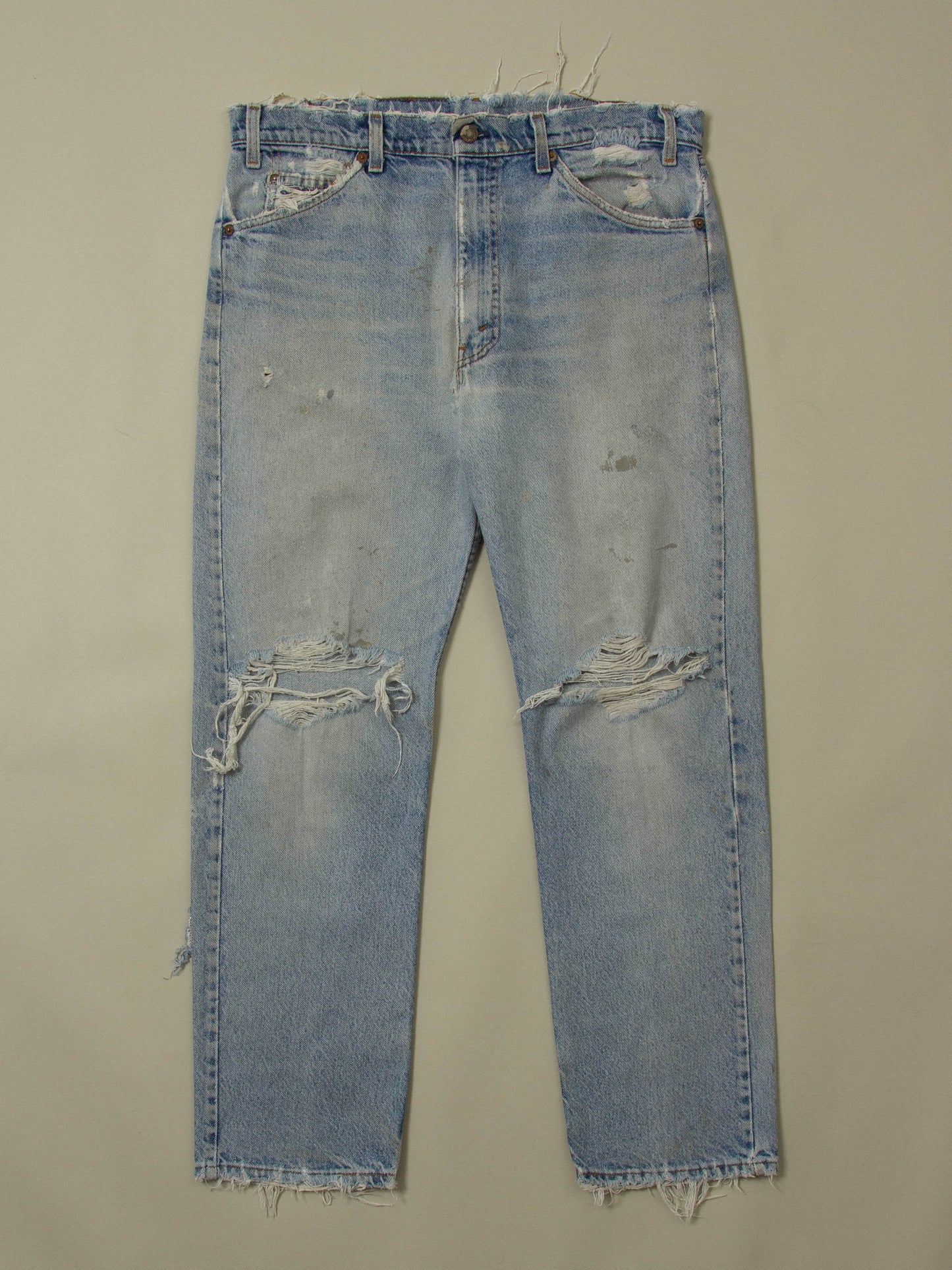 Vtg 1980s Distressed Levi's 575 Jeans - Made in USA (36x29)