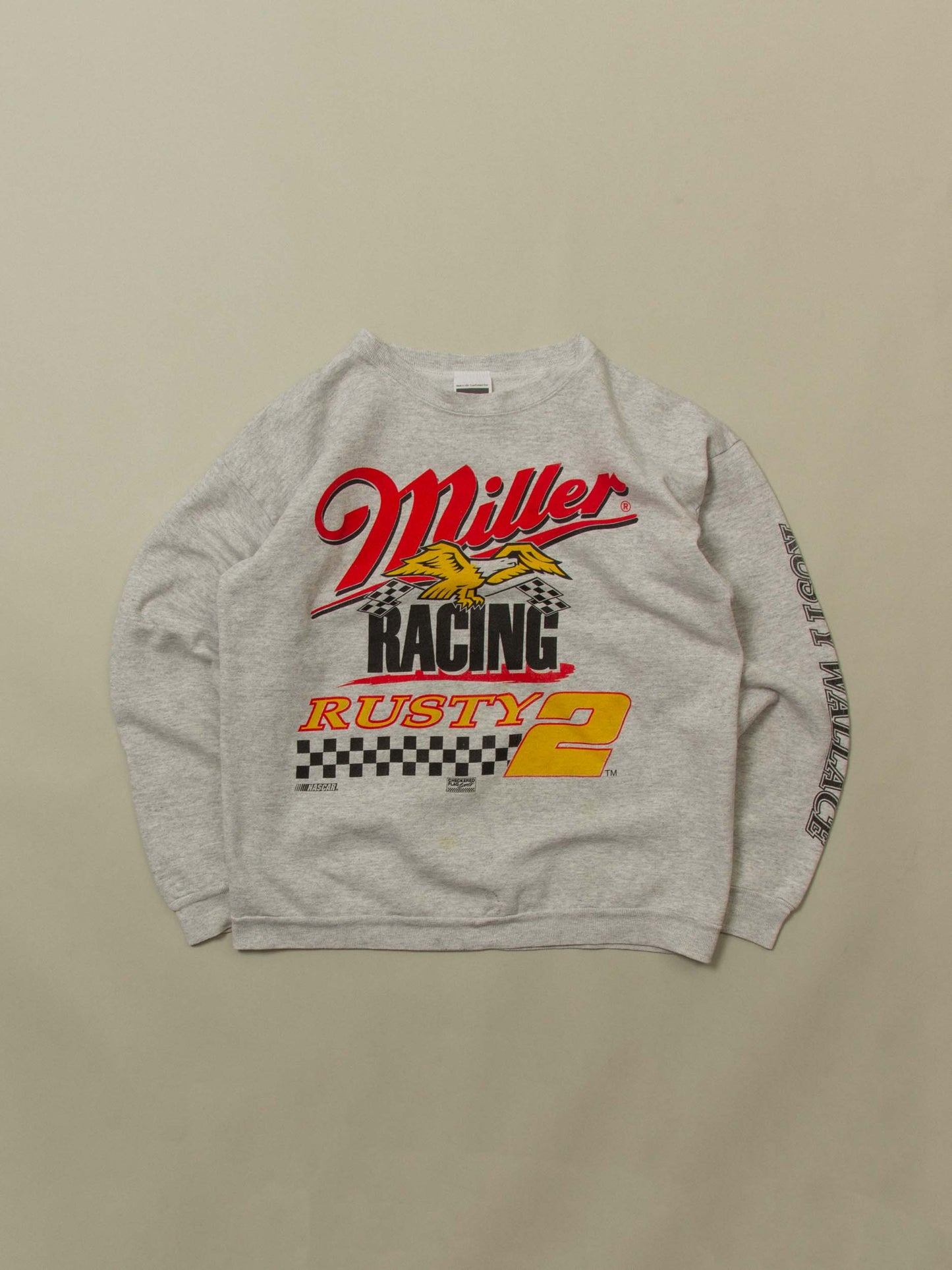 Vtg 1990s 'Miller Racing' Nascar Sweatshirt – Made in USA (M/L)