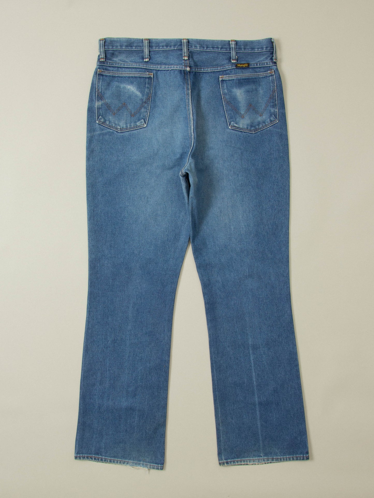 Vtg 1970s Bootcut Wrangler Jeans - Made in USA (36x34)