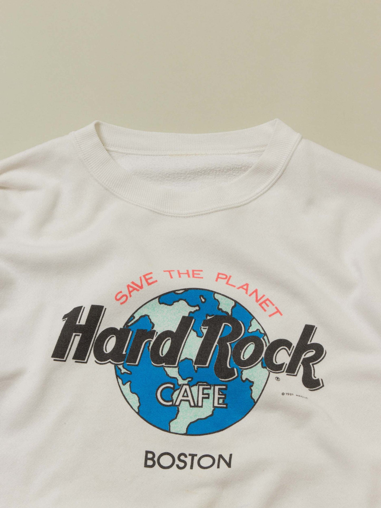 Vtg 1991 'Save the Planet' Hard Rock Café Sweatshirt (L)