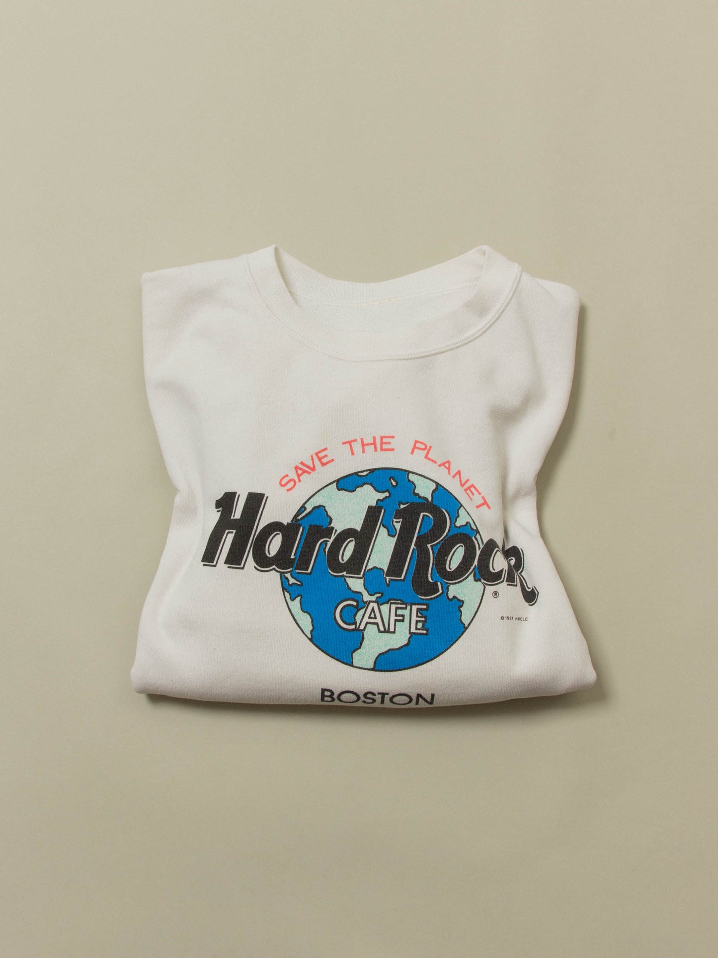 Vtg 1991 'Save the Planet' Hard Rock Café Sweatshirt (L)