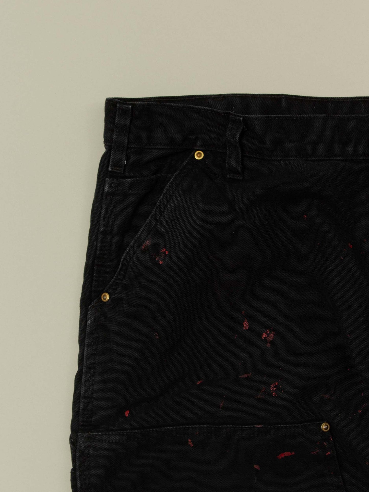 Vtg 1990s Carhartt Lined Double Knee Carpenter Trousers (40x33)