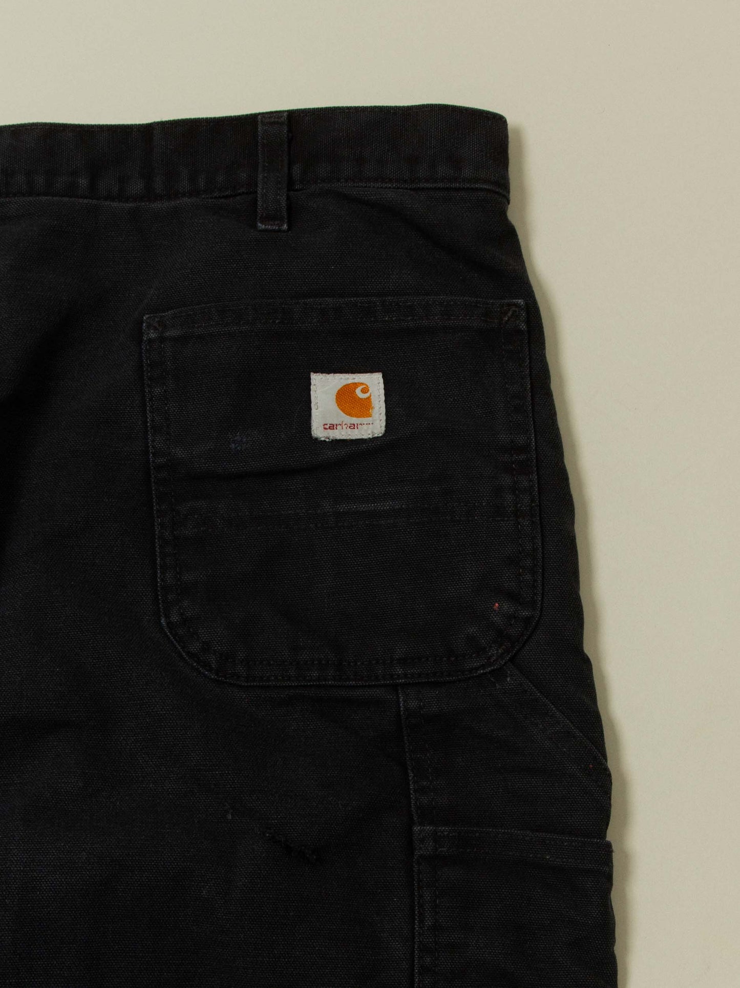 Vtg 1990s Carhartt Lined Double Knee Carpenter Trousers (40x33)